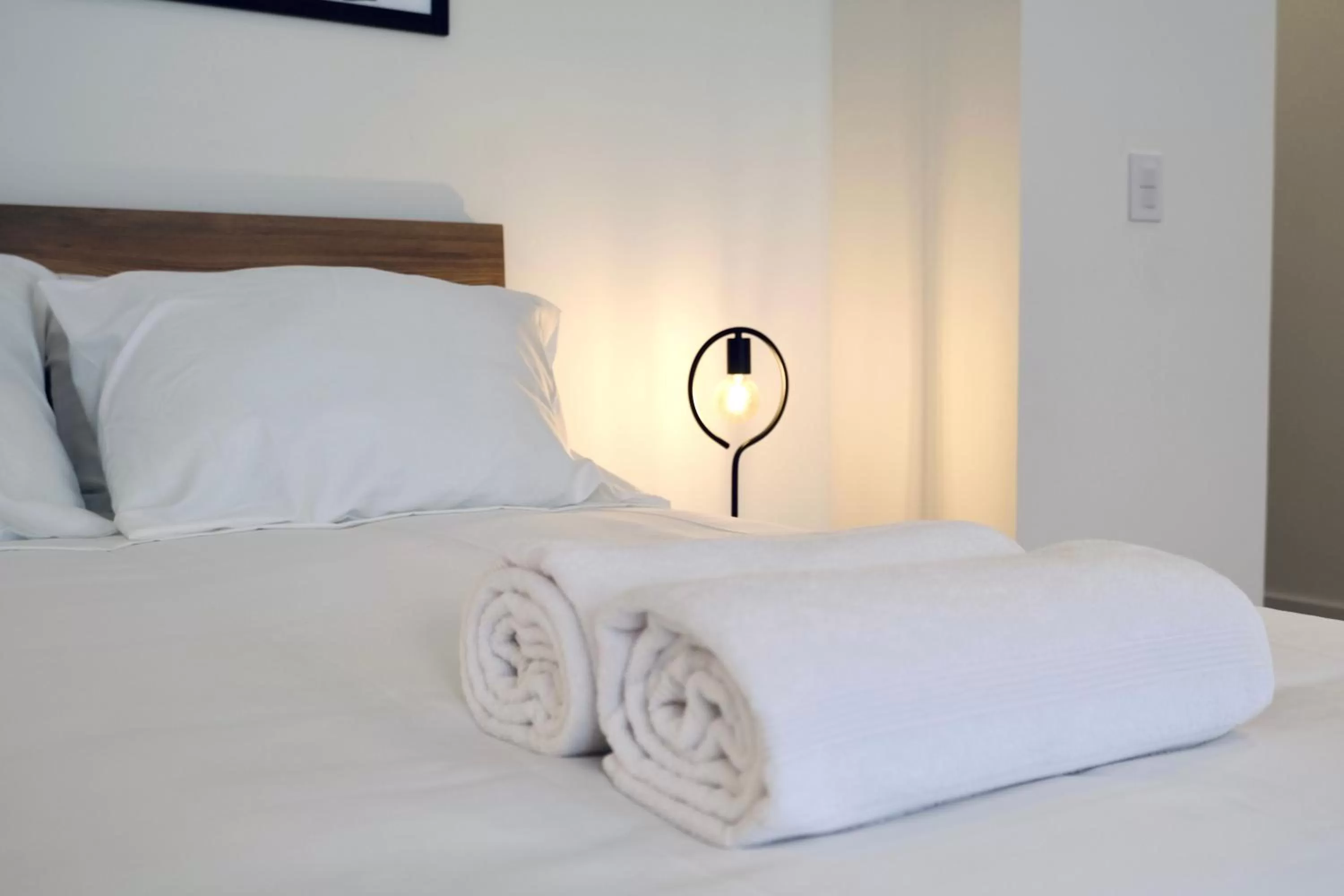 Bed in Kubik apartments in Exclusive Virrey