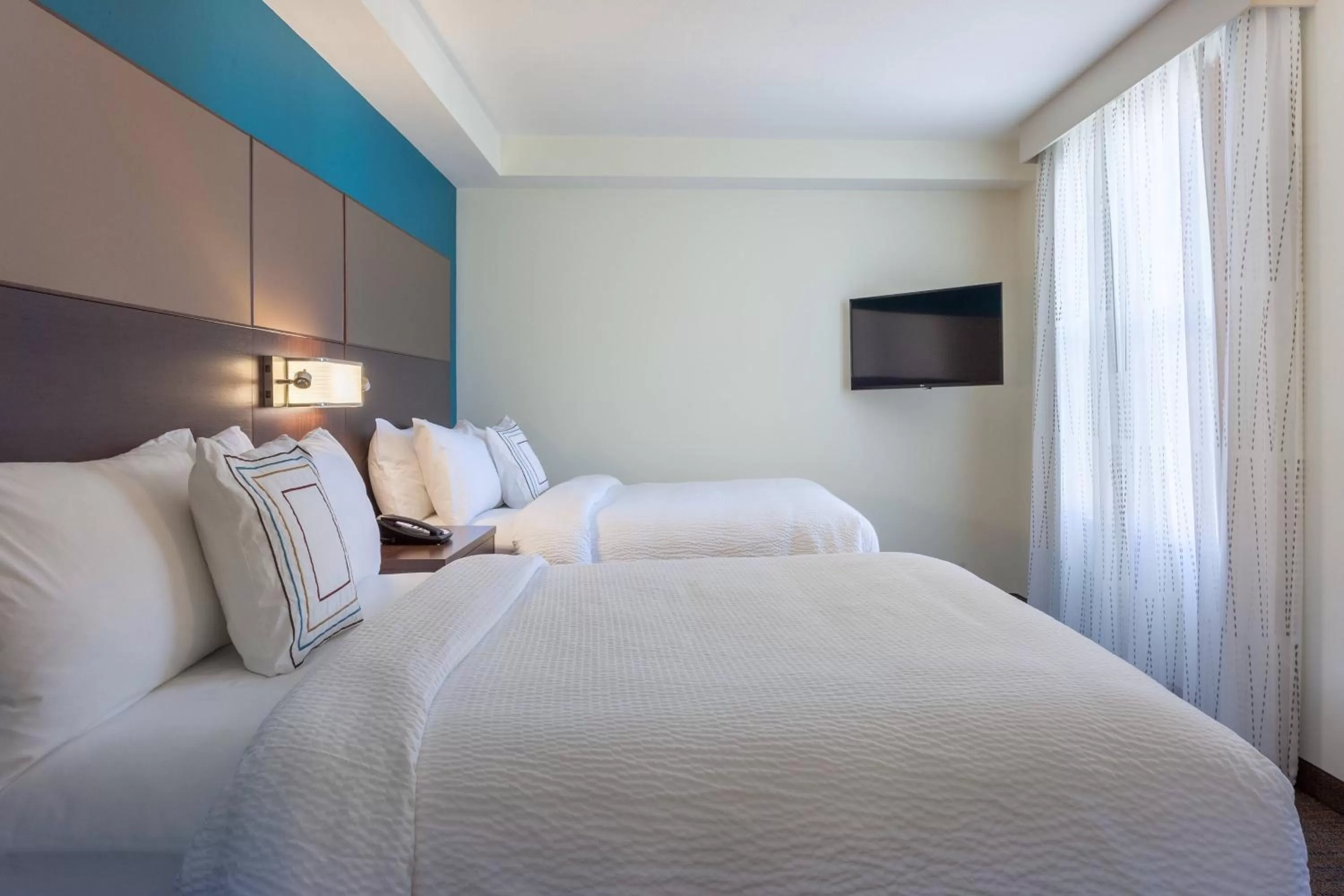 Two-Bedroom Suite with One King Bed and Two Queen Beds in Residence Inn by Marriott Orlando Downtown