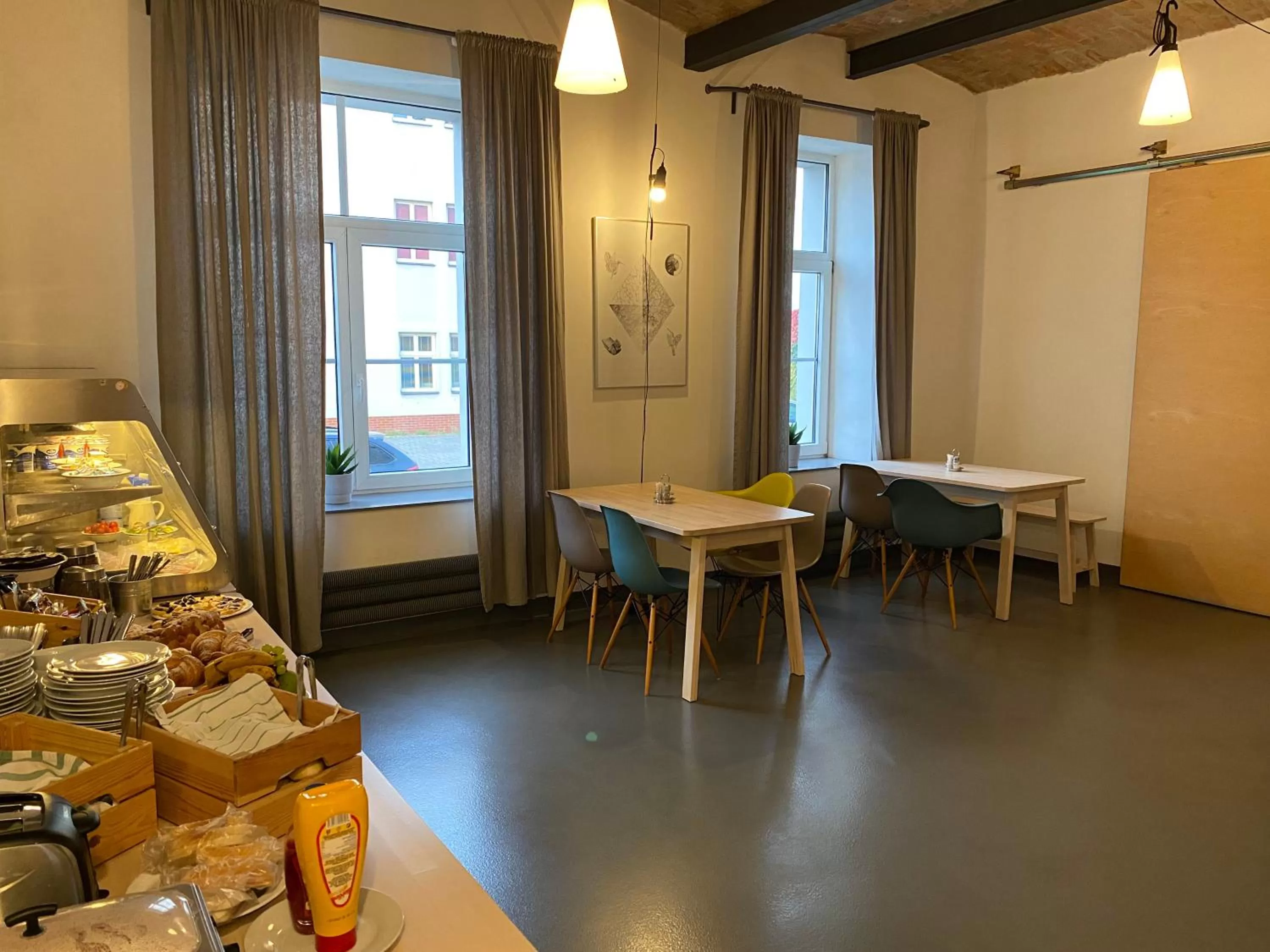 Dining area in Hotel city.city