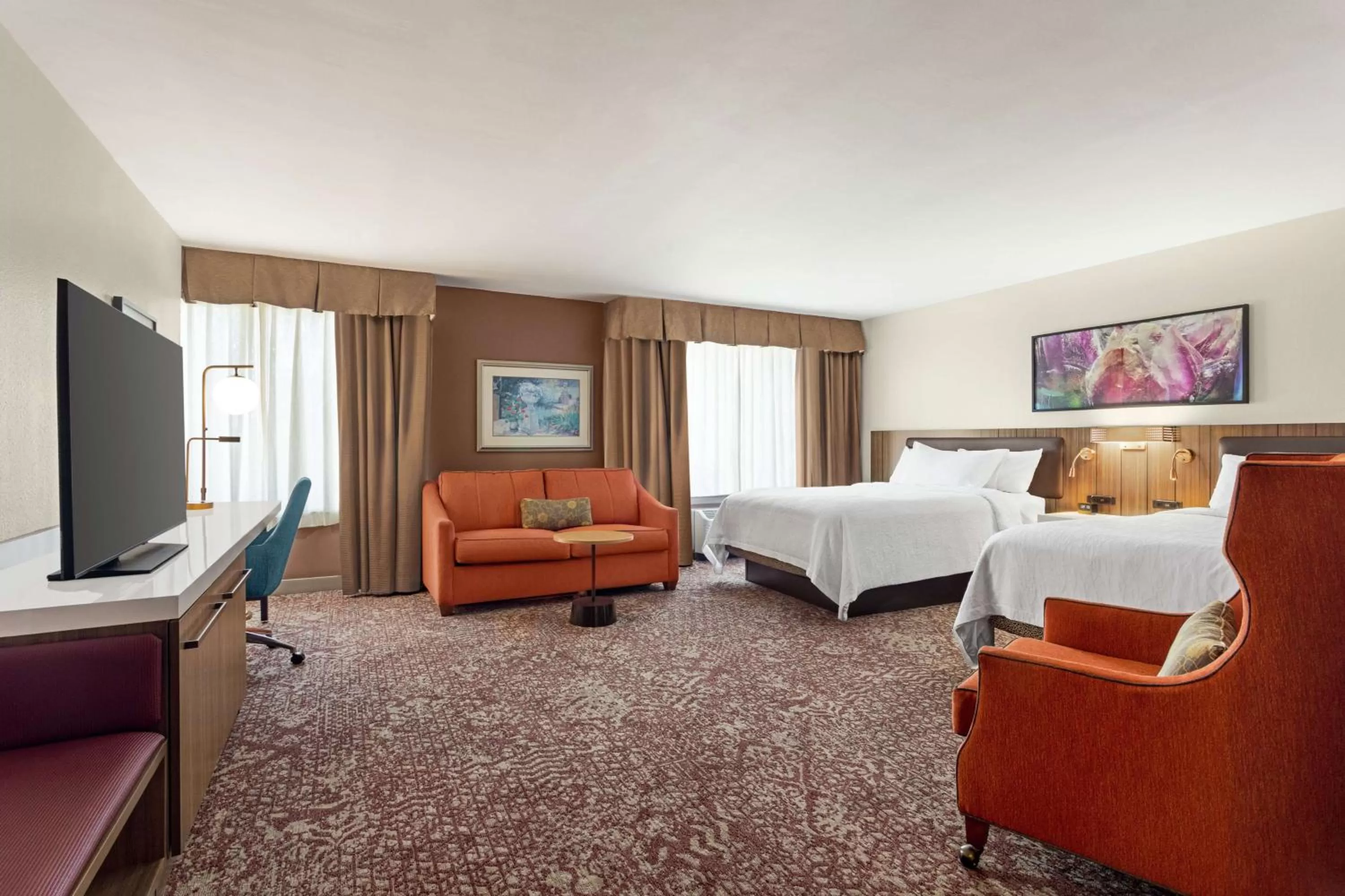 Bedroom, Bed in Hilton Garden Inn Allentown Bethlehem Airport