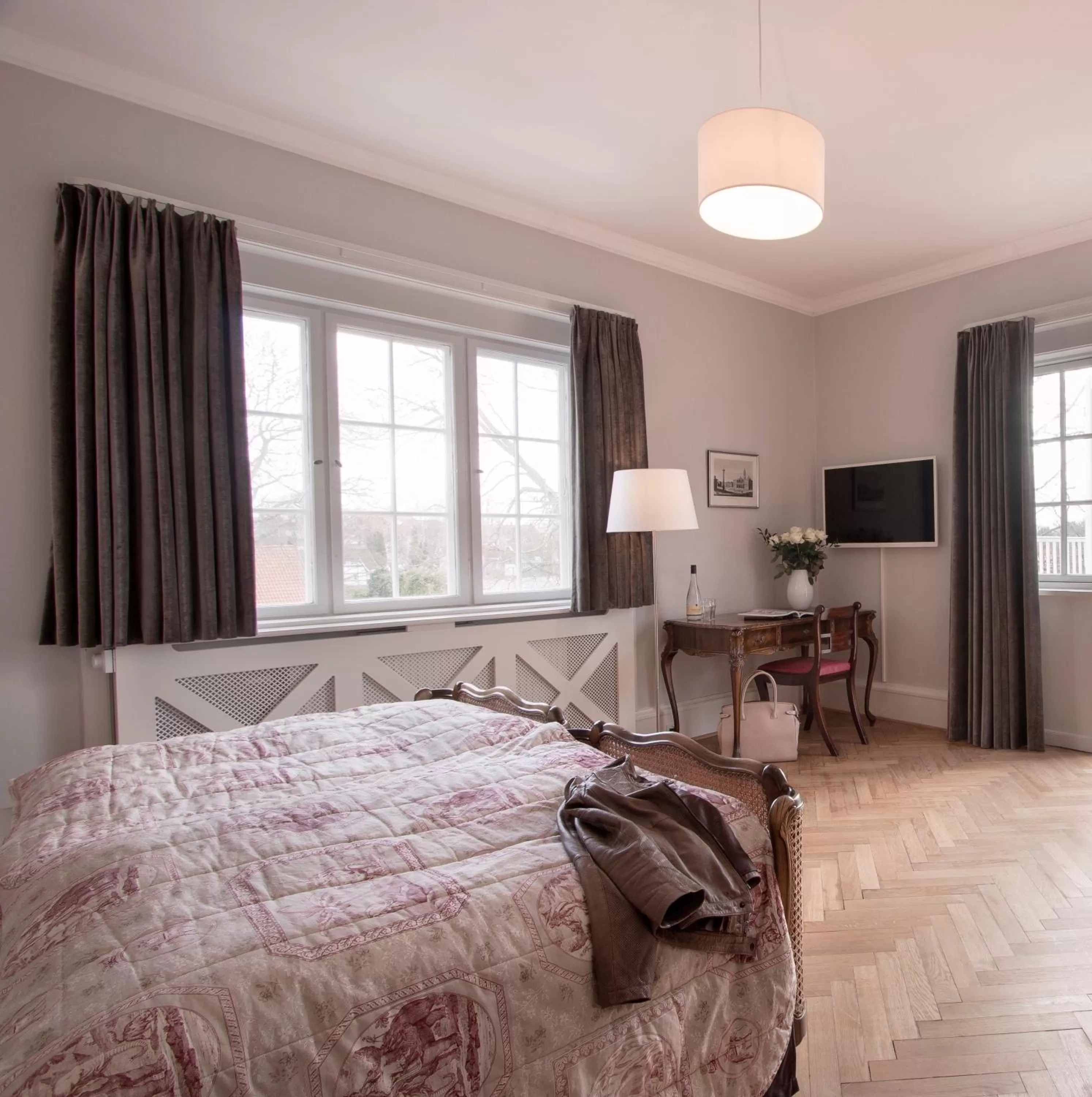 Bed in Hotel Fredensborg Store Kro