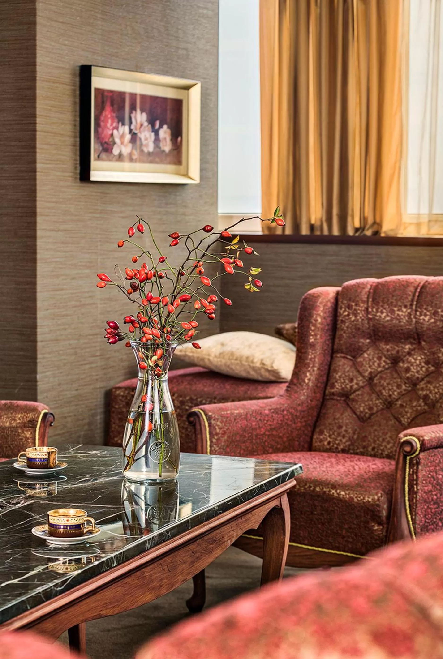 Living room in Park Hotel Moskva