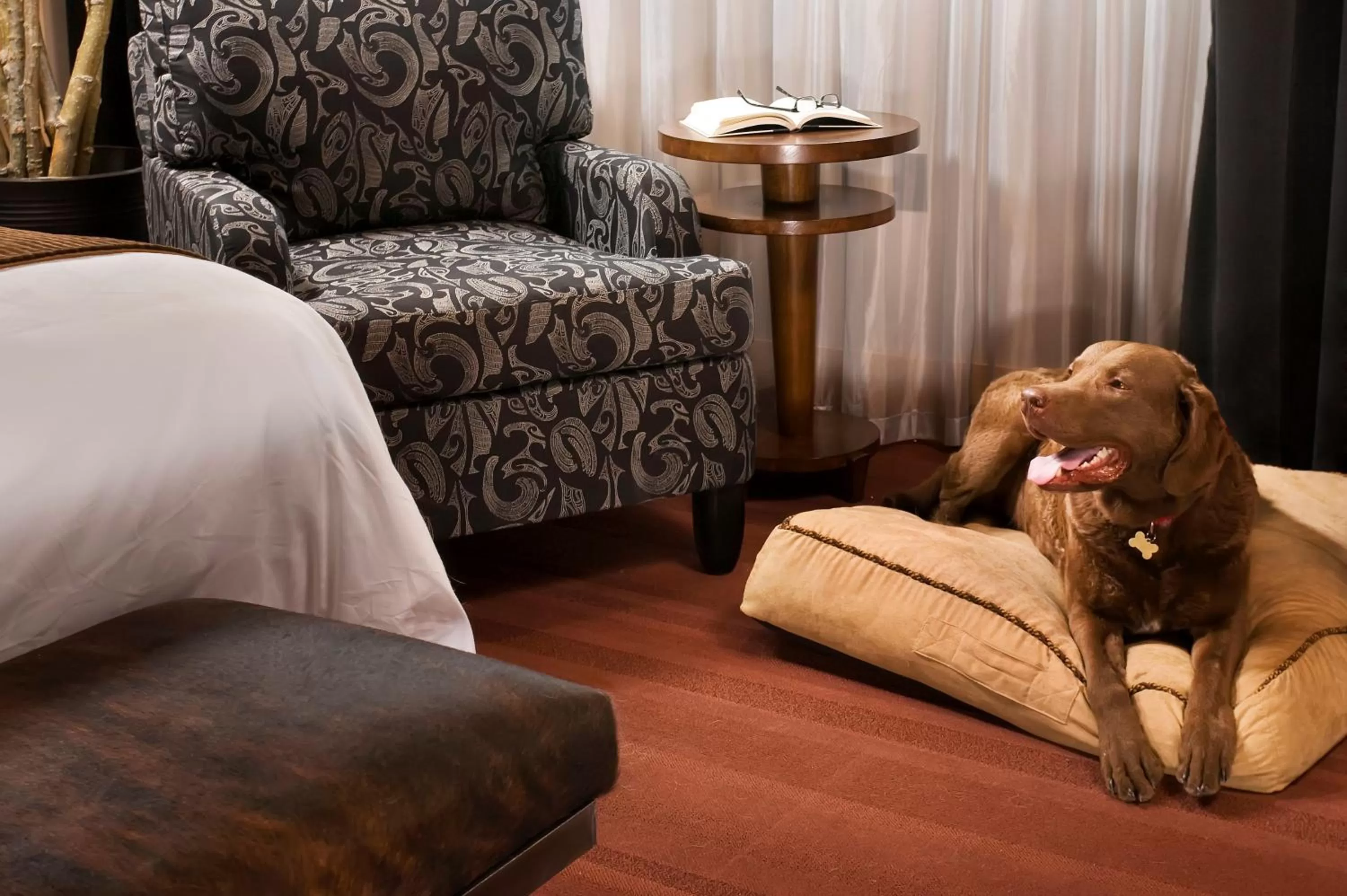 Seating area in The Iron Horse Hotel