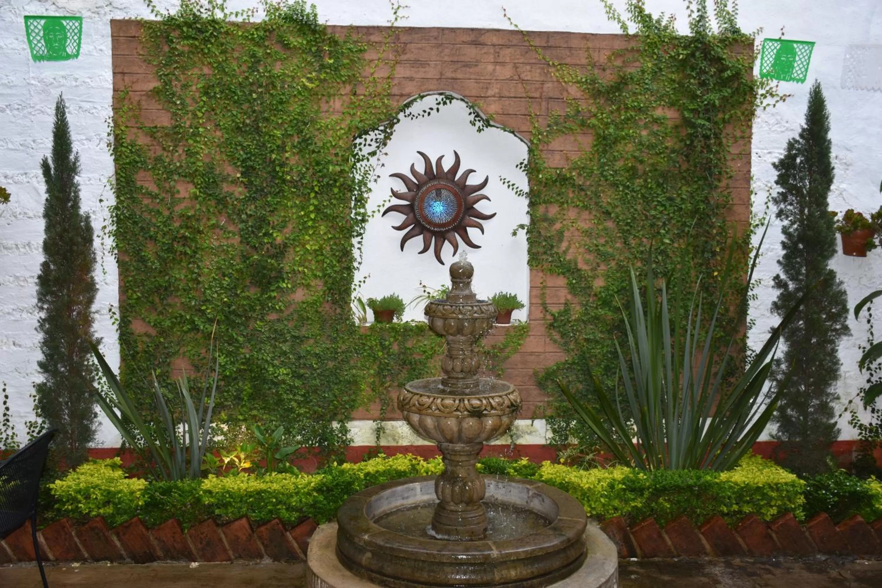 Garden in Hotel Mi Pueblito Tapalpa