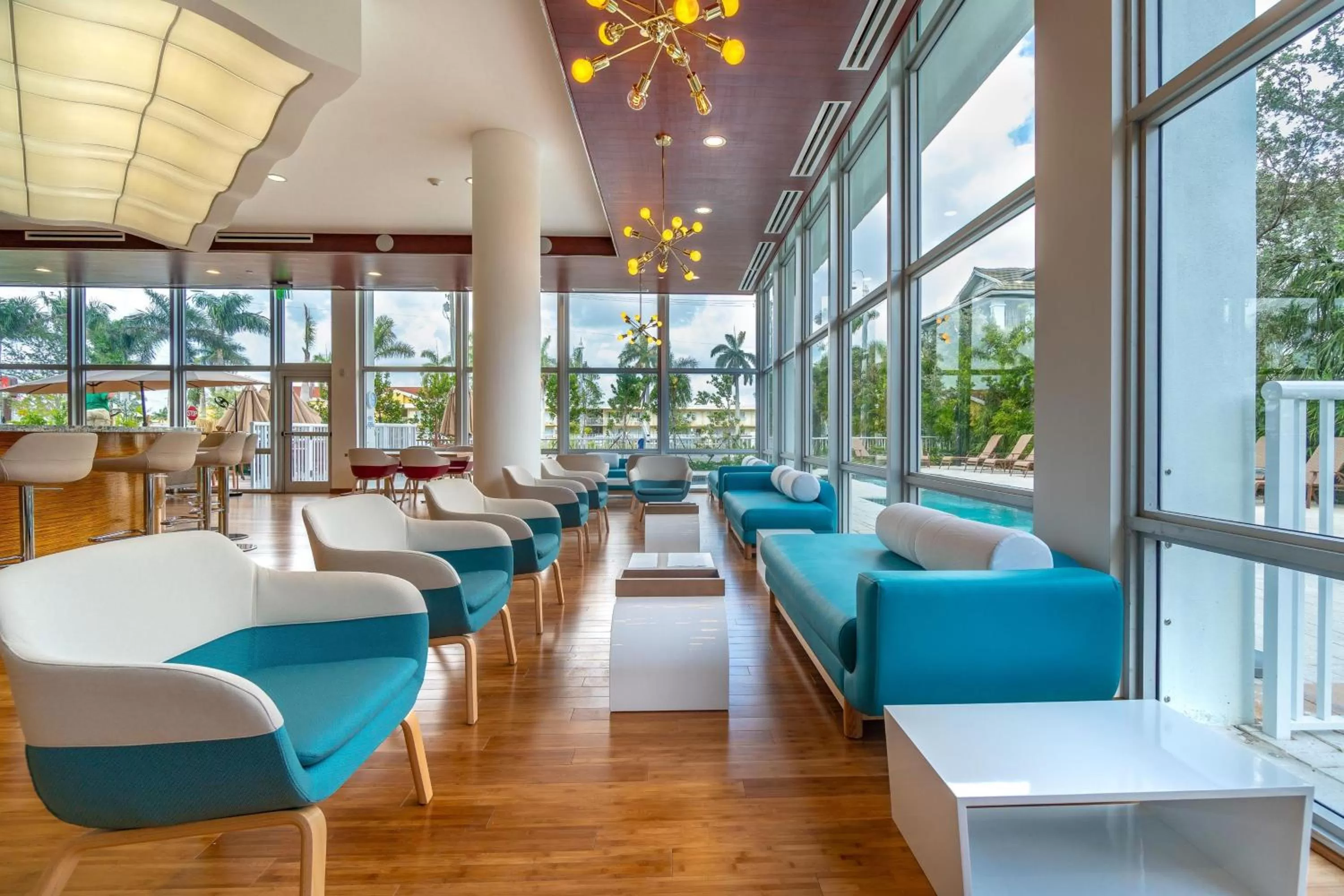 Lobby or reception in Maritime Hotel Fort Lauderdale Airport & Cruiseport