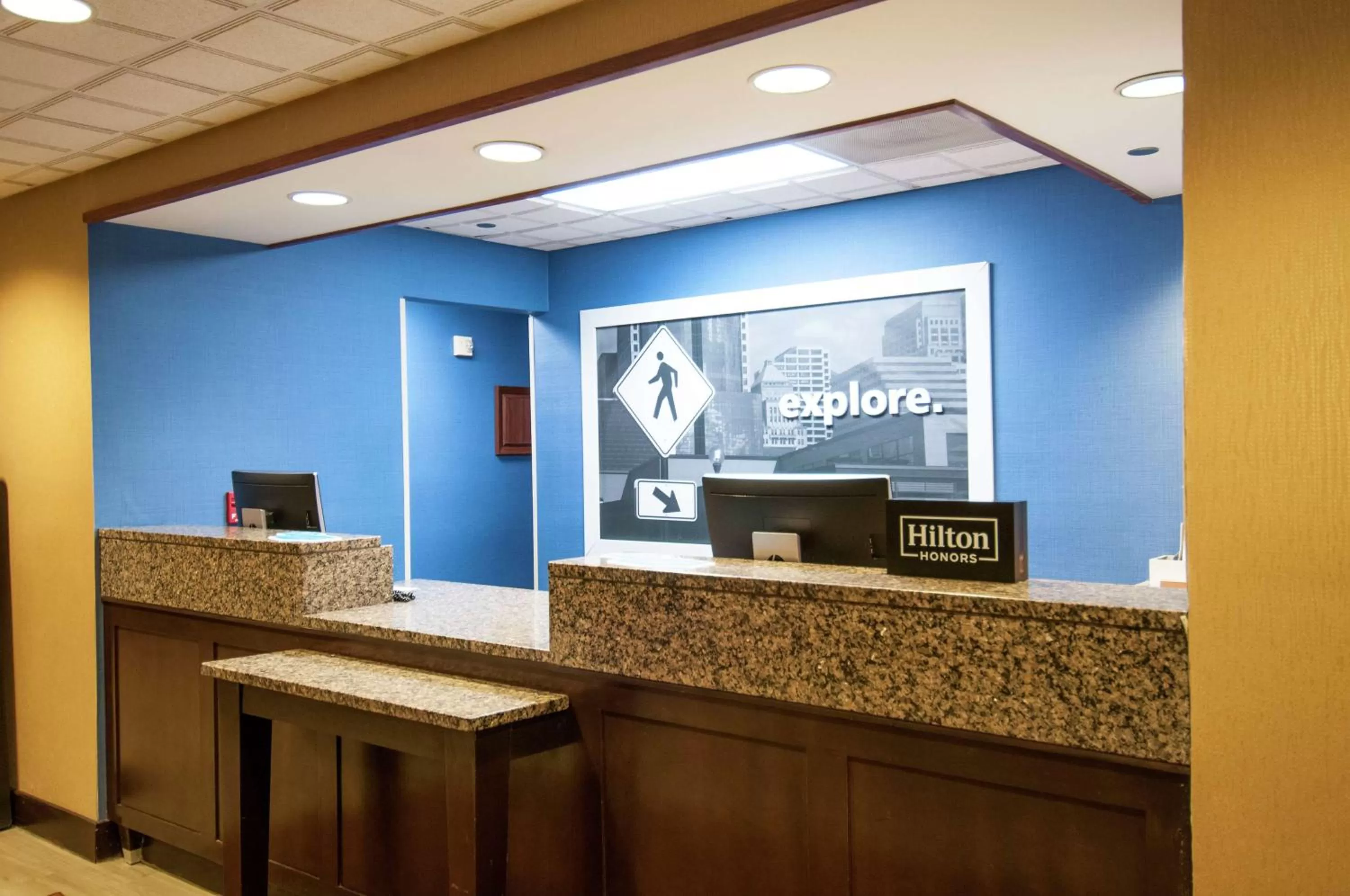 Lobby or reception in Hampton Inn Metairie