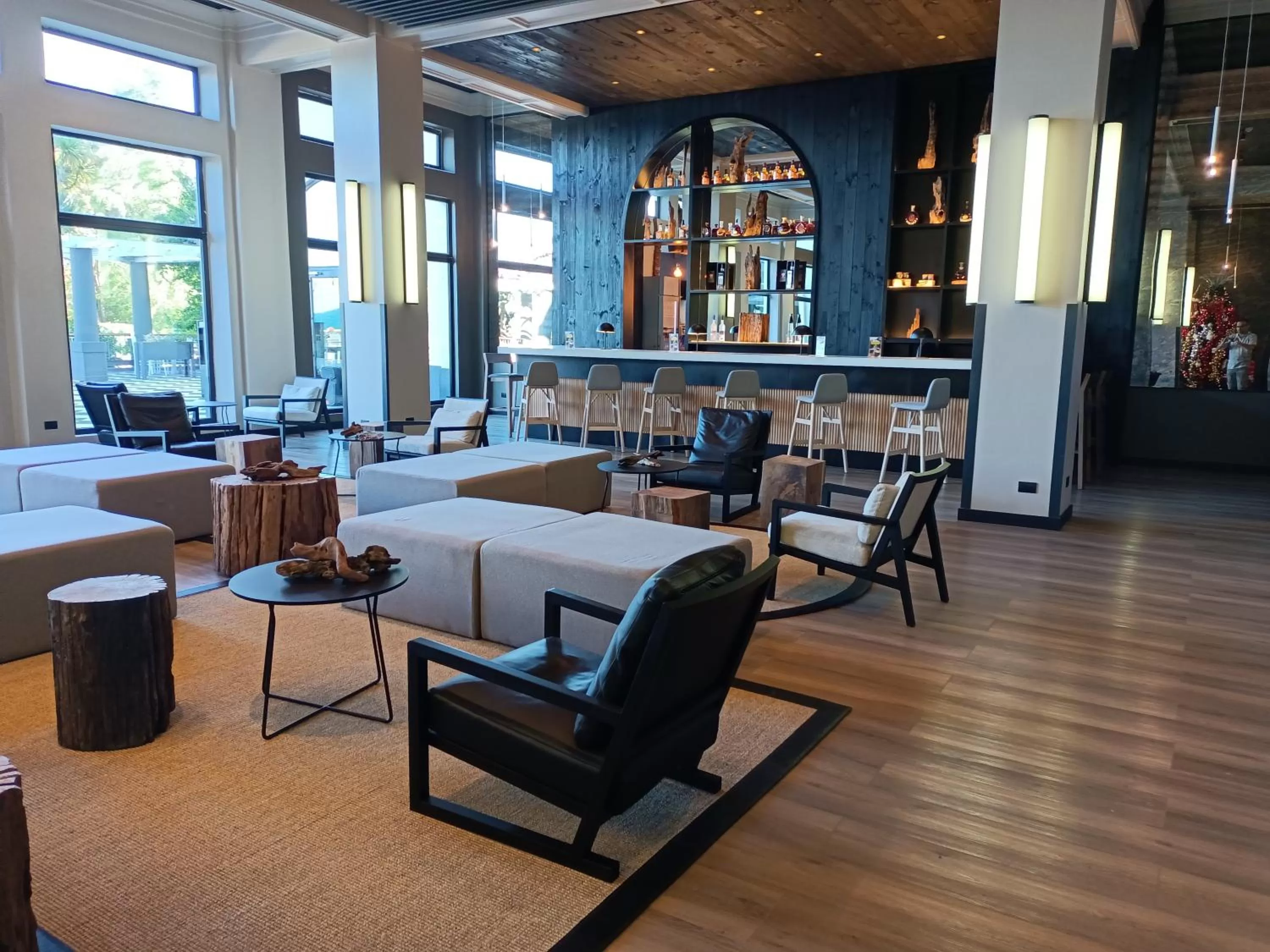 Seating area in Hotel Enjoy Pucón