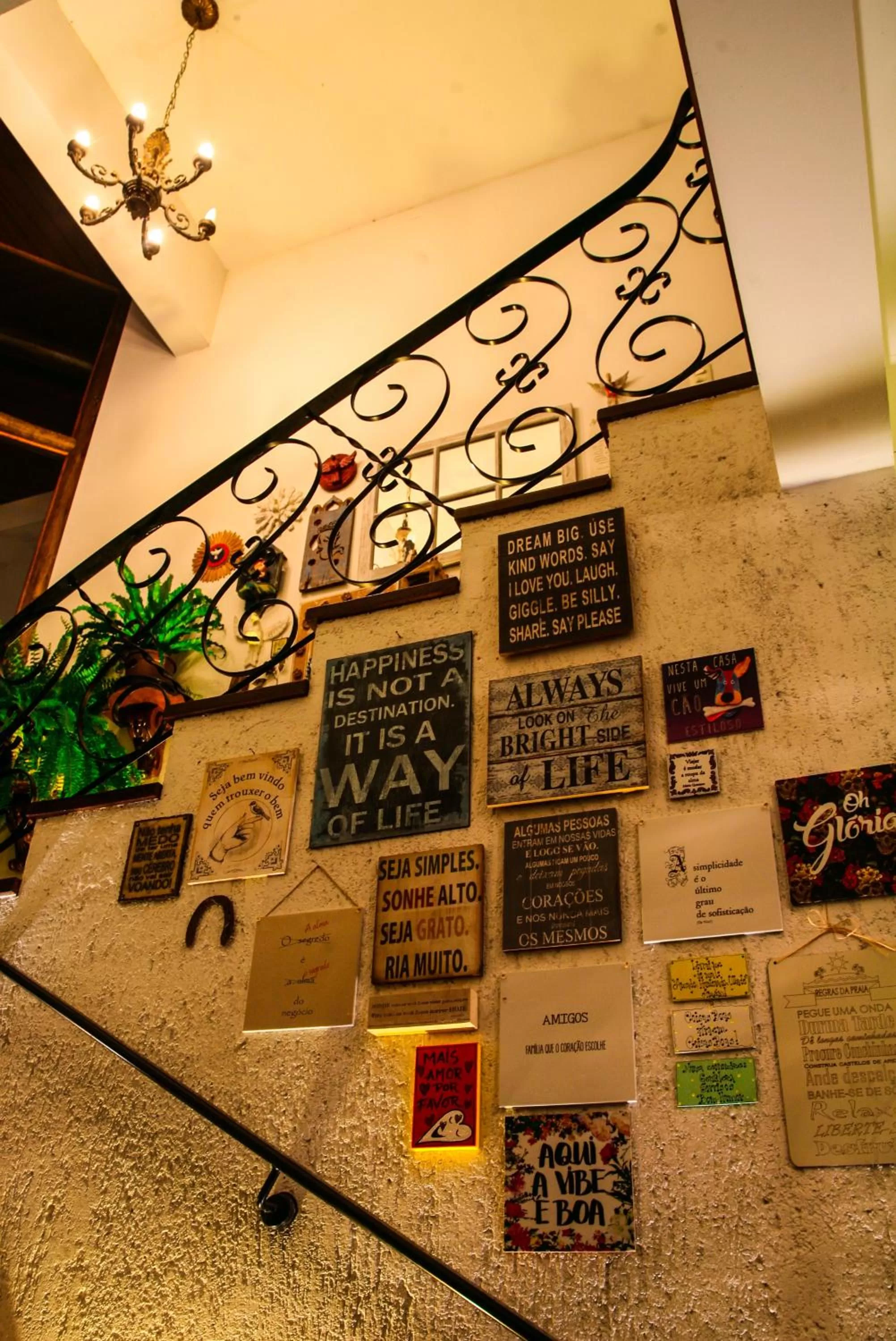 Lobby or reception in Pousada Santarina