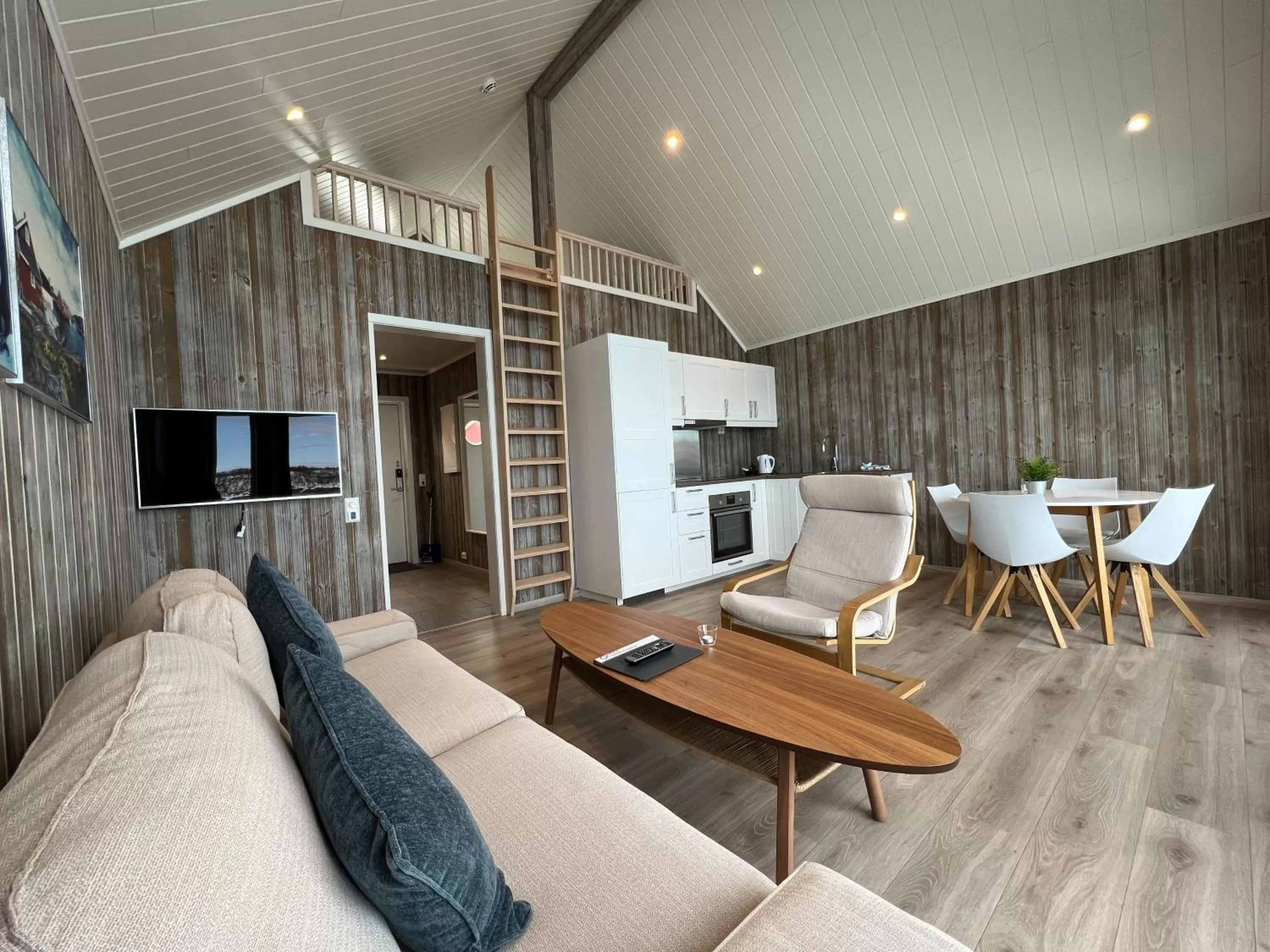 Kitchen or kitchenette in Norsk Havbrukssenter - Rorbuer