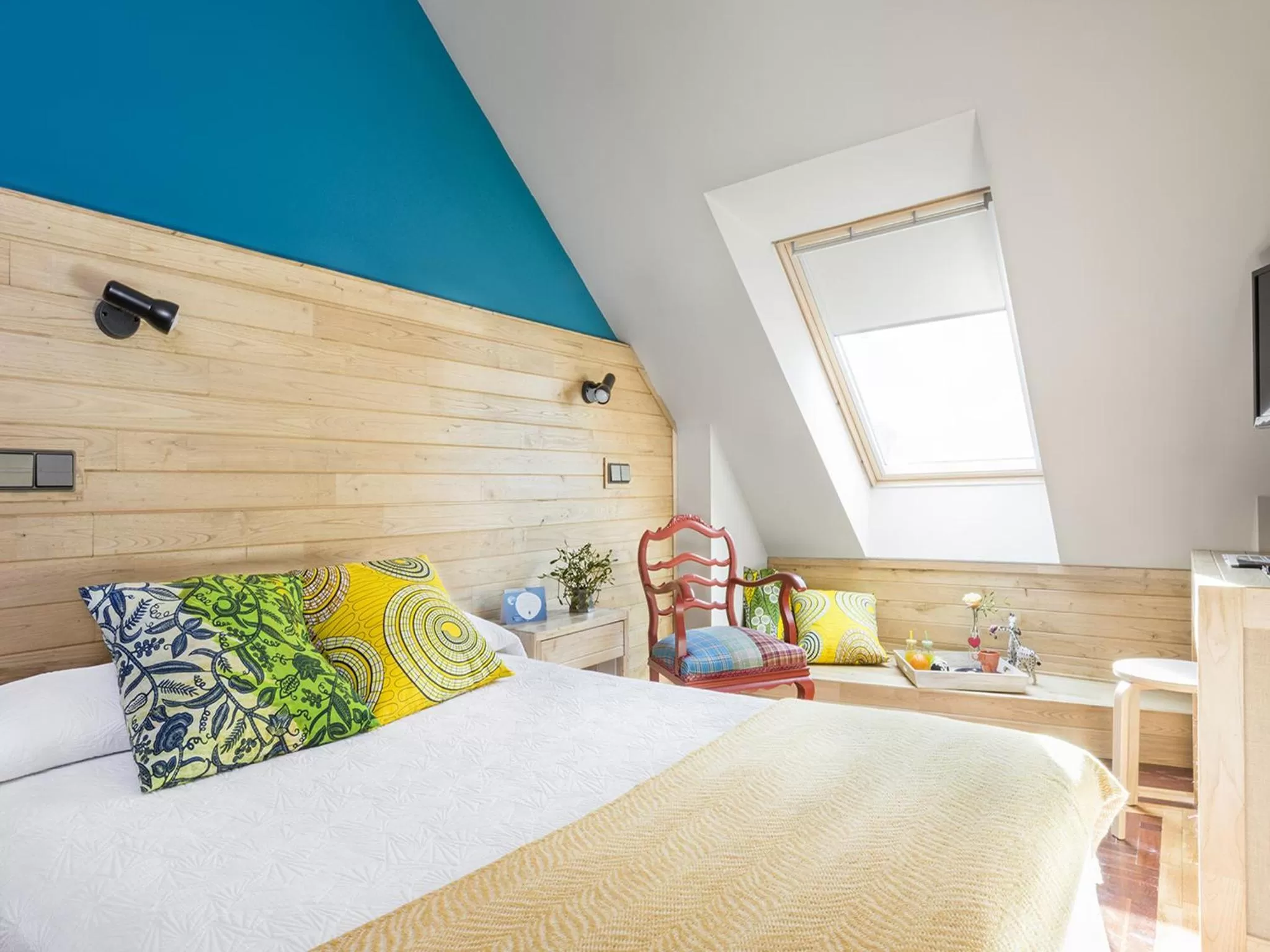 Bed in Hotel San Miguel