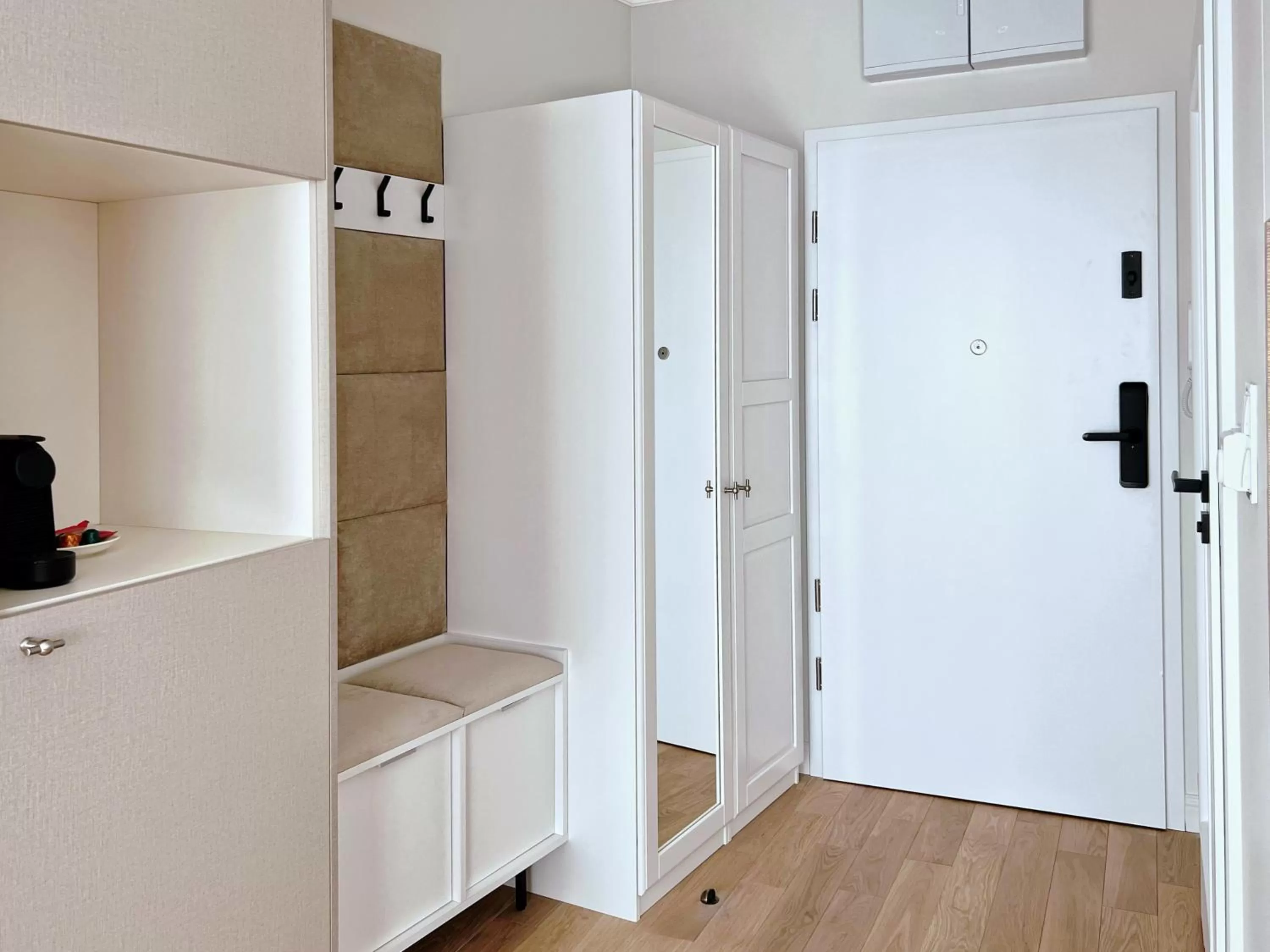 Facade/entrance in Kurkowa Apartments