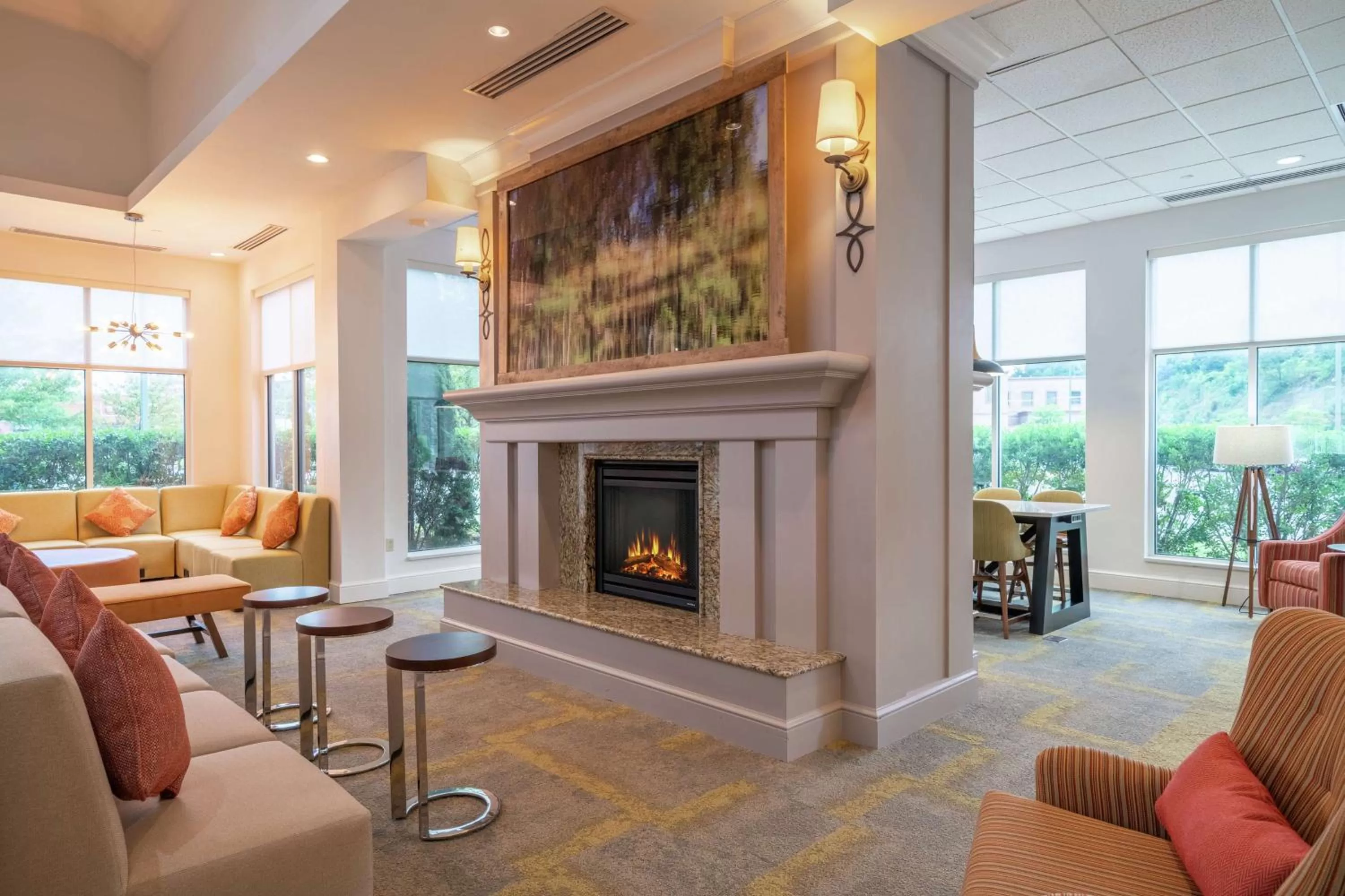 Lobby or reception in Hilton Garden Inn Morgantown