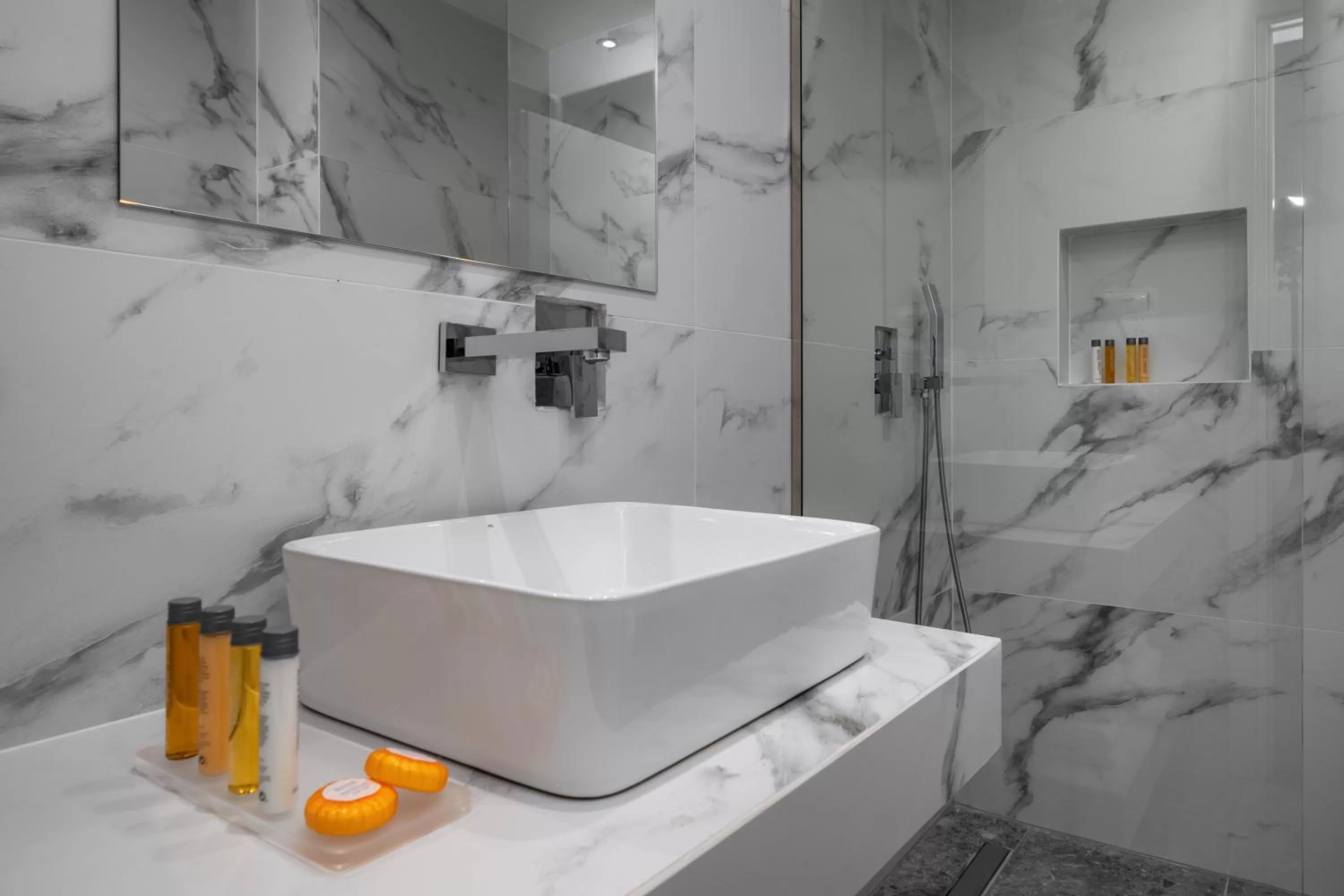 Bathroom in Evripidou Suites