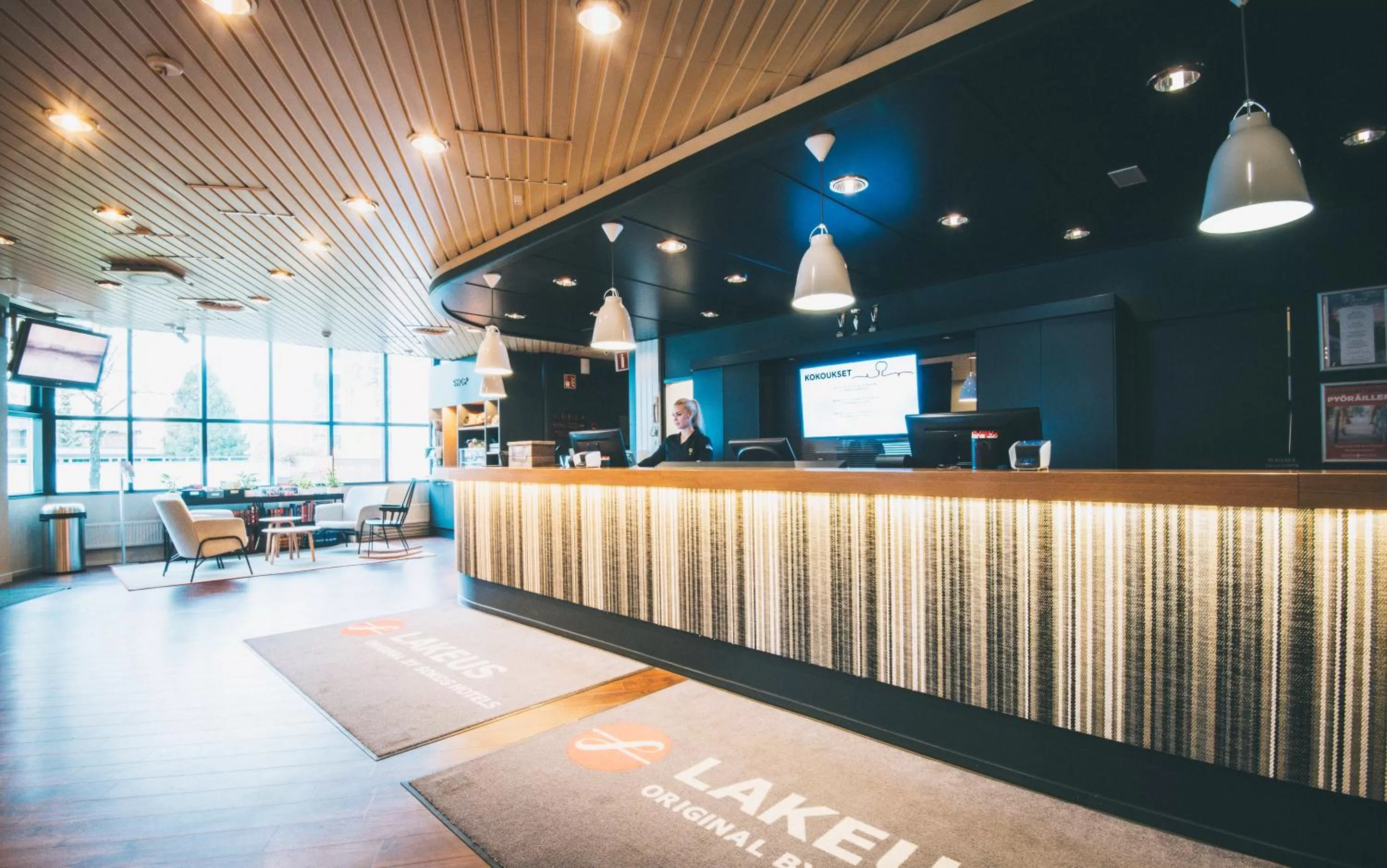 Lobby or reception in Original Sokos Hotel Lakeus Seinäjoki