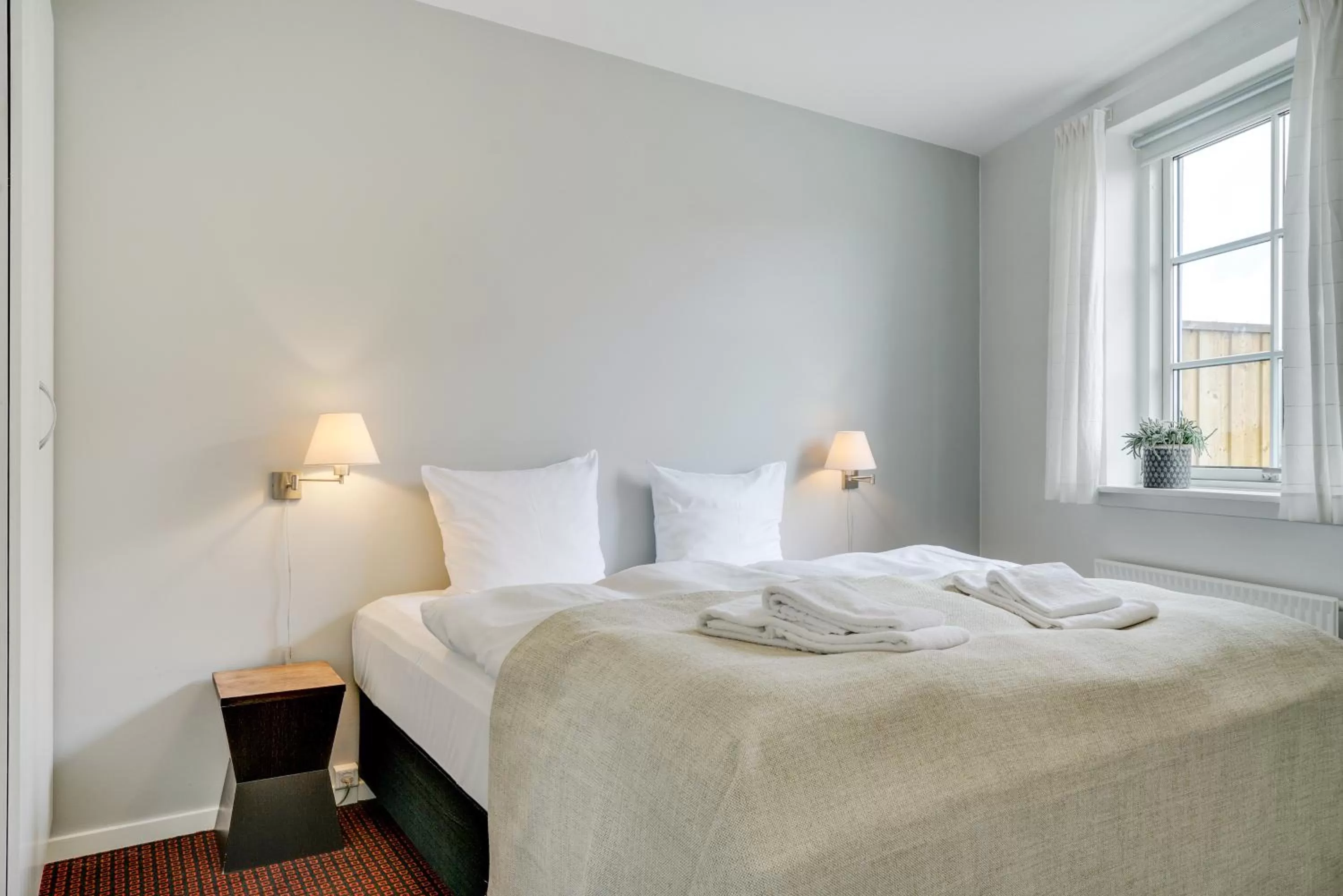 Bed in Skagen Harbour Hotel