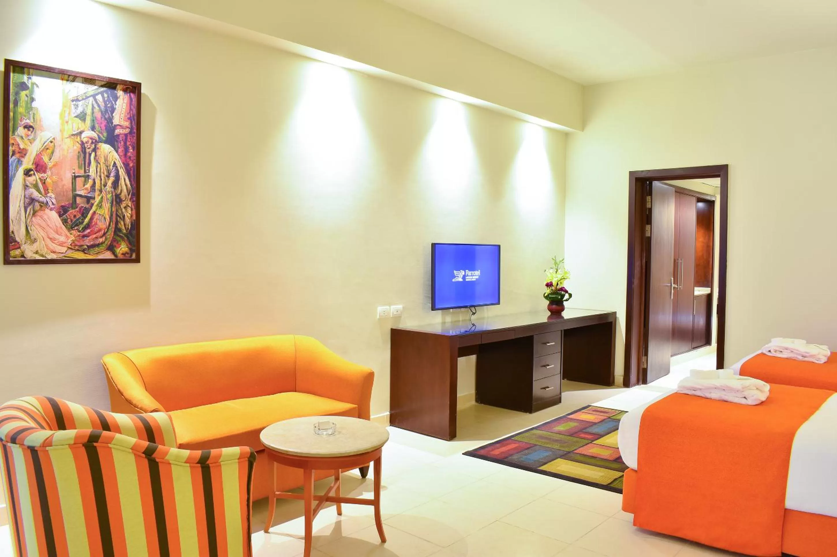 Photo of the whole room, Bed in Parrotel Lagoon Waterpark Resort