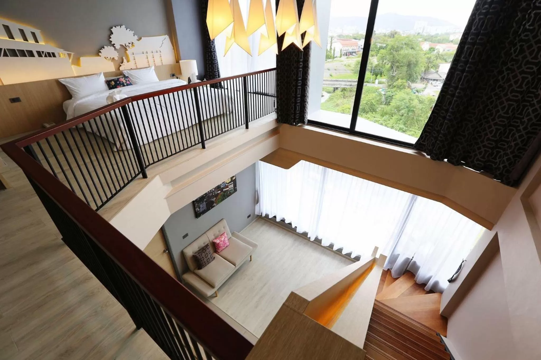 Living room, Bed in Hatyai Signature Hotel