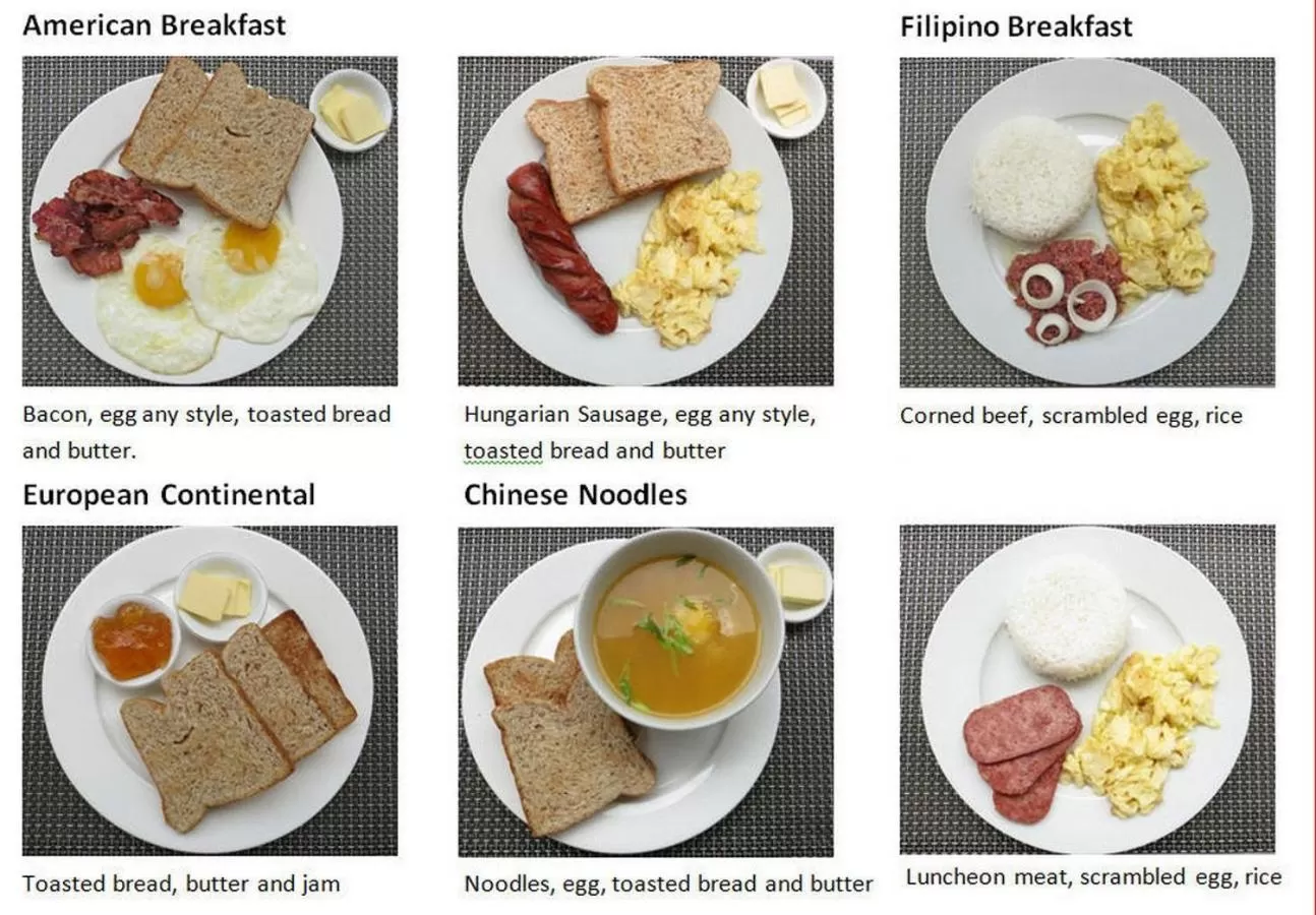 Breakfast in Garden Bungalows Resort