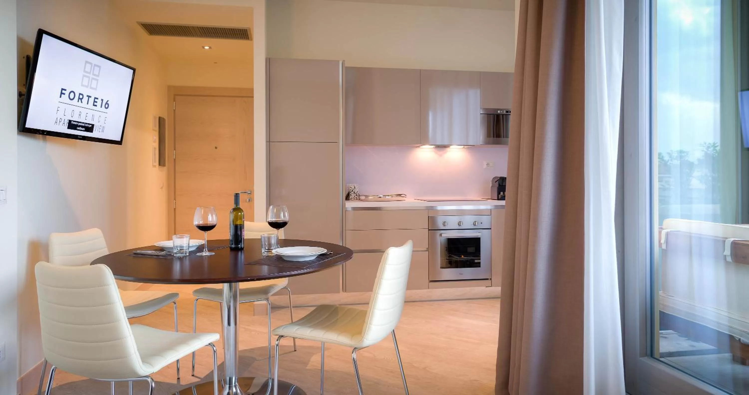 Kitchen or kitchenette in Forte16 View & SPA