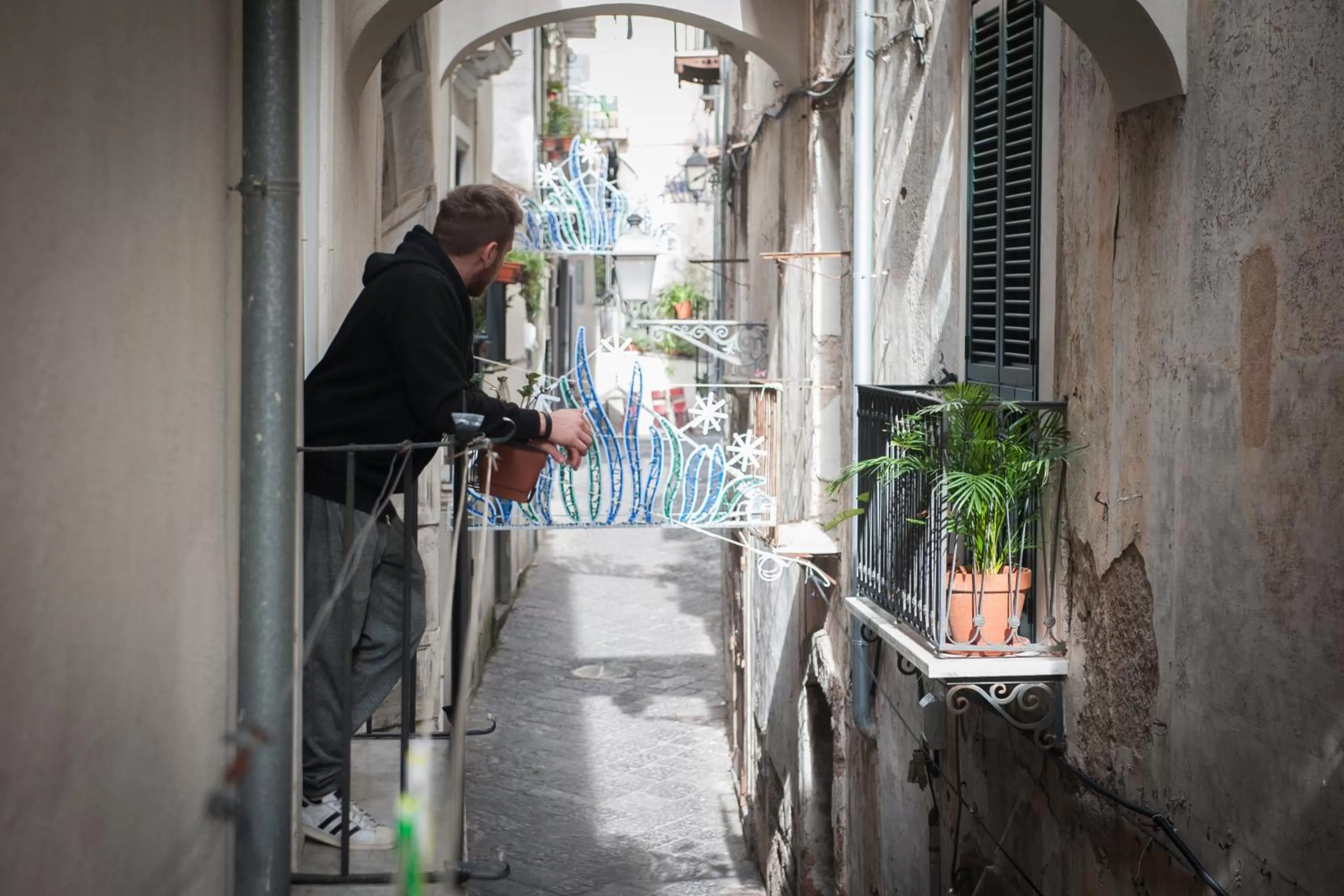 Bird's eye view in Monreal Rooms Salerno