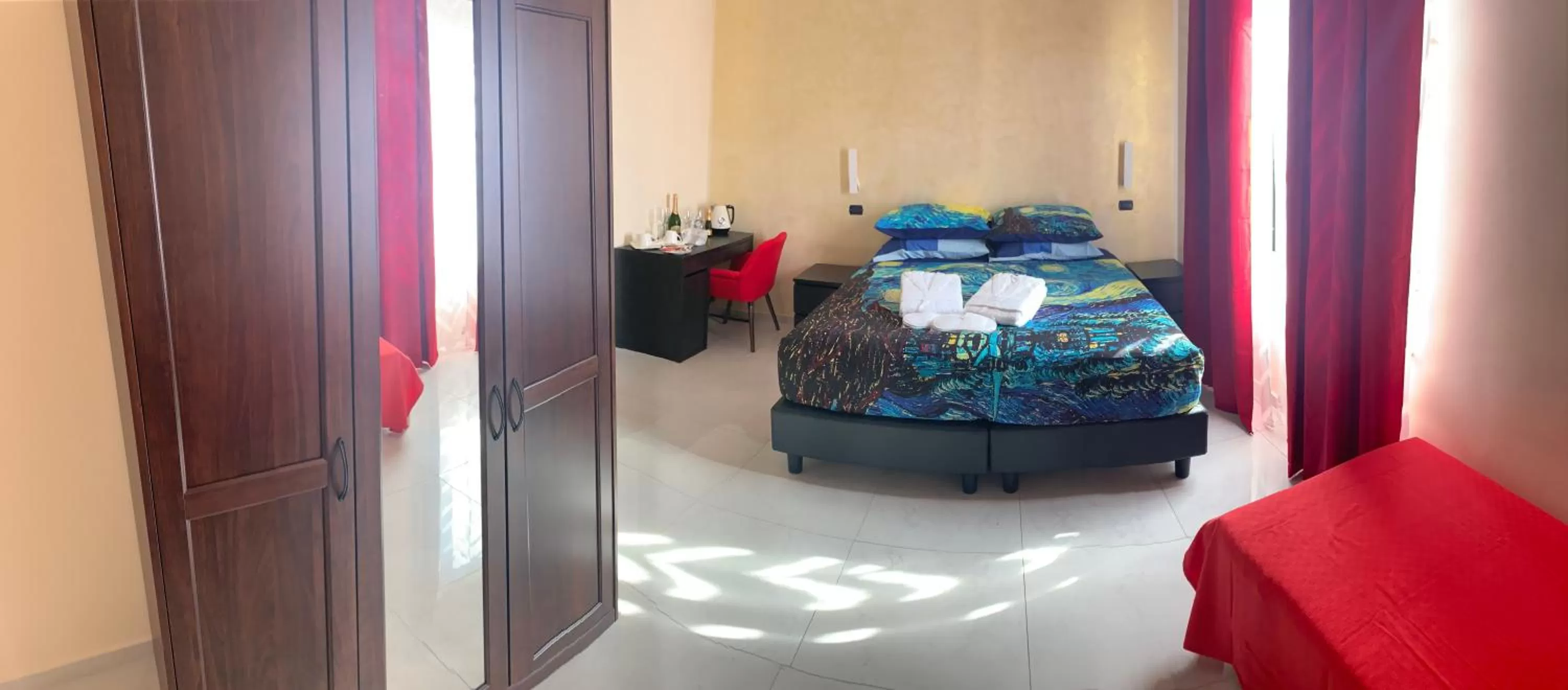 Bedroom in National Gallery Taormina B&B