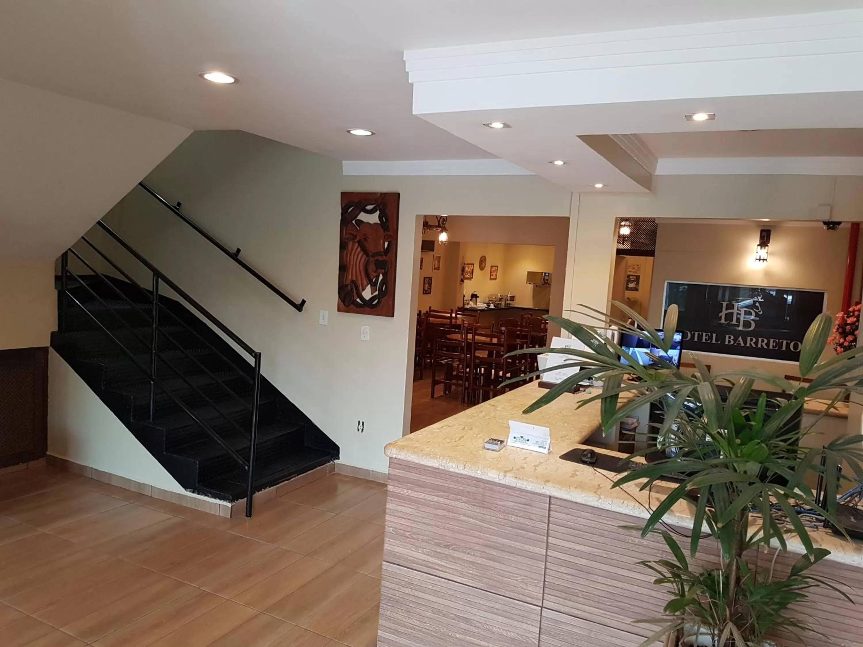 Lobby/Reception in Hotel Barretos