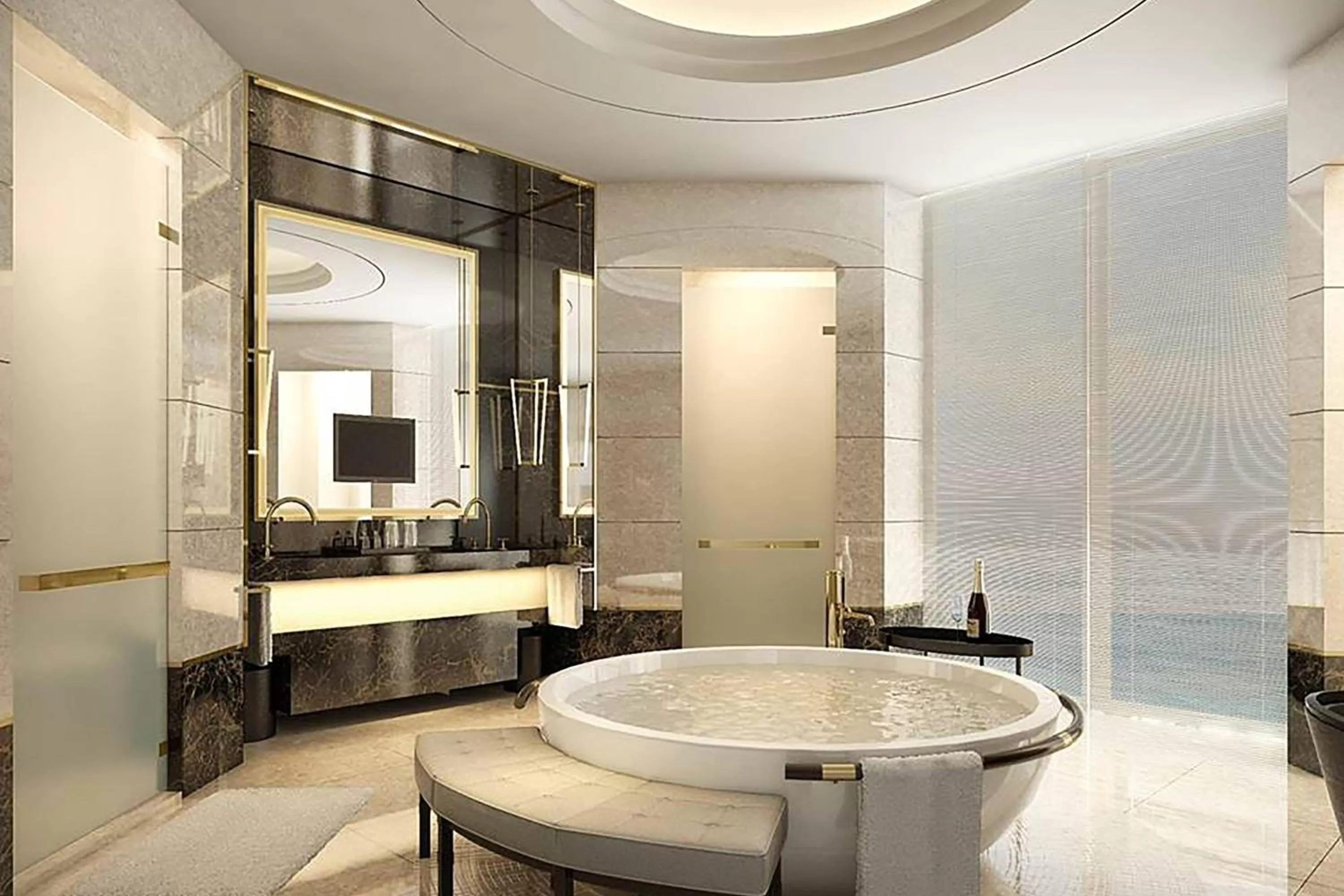 Bathroom in Renaissance Suzhou Taihu Lake Hotel