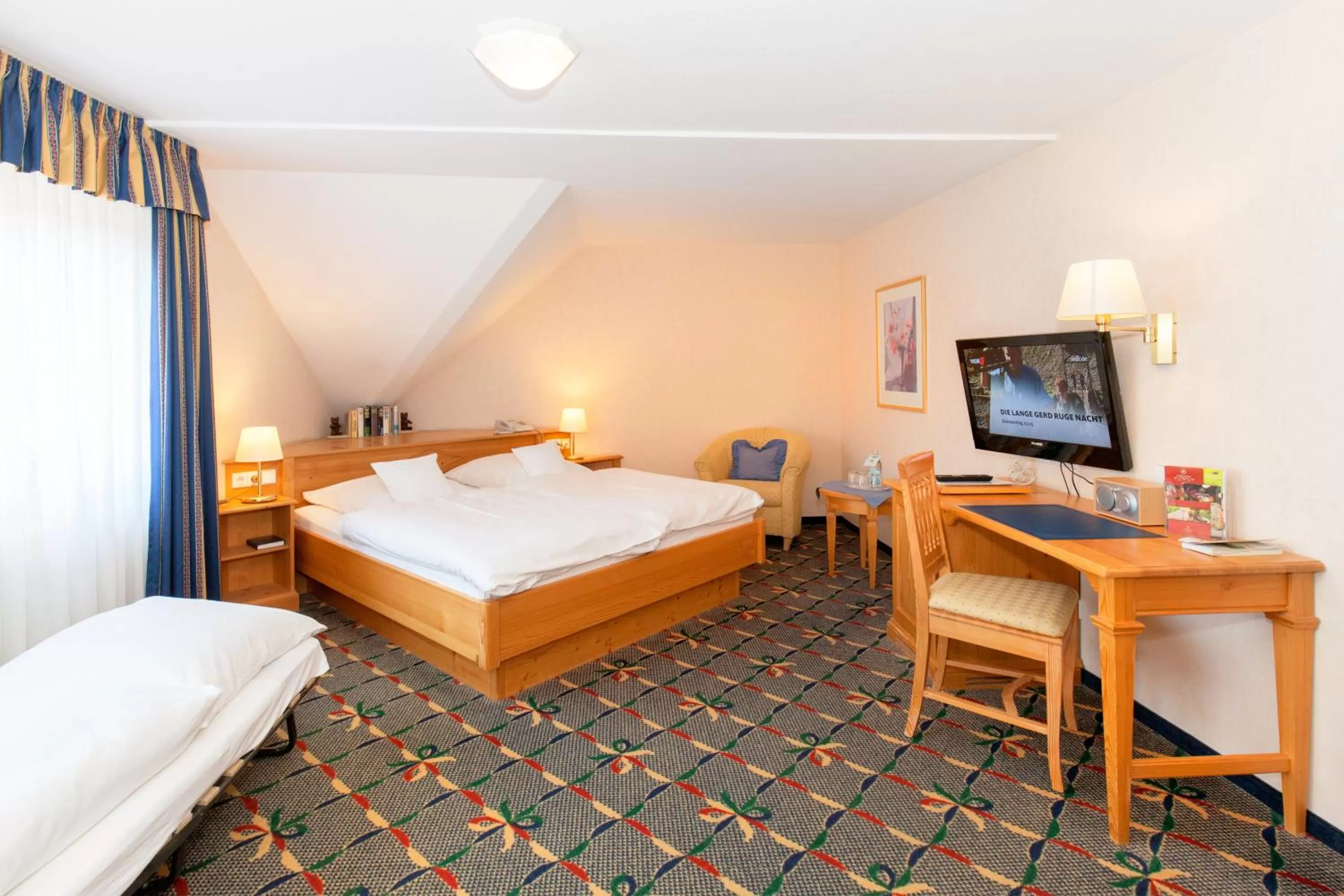 Photo of the whole room, Bed in Landgasthof Hotel Hirsch