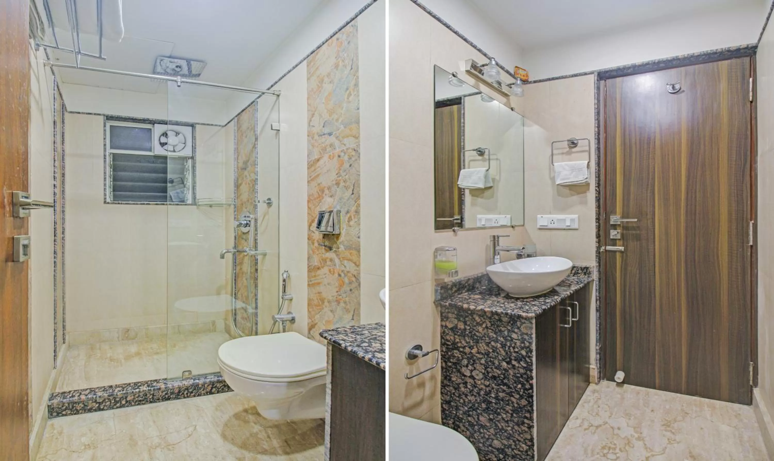 Bathroom in Treebo Sreema Saltlake Near City Centre Mall