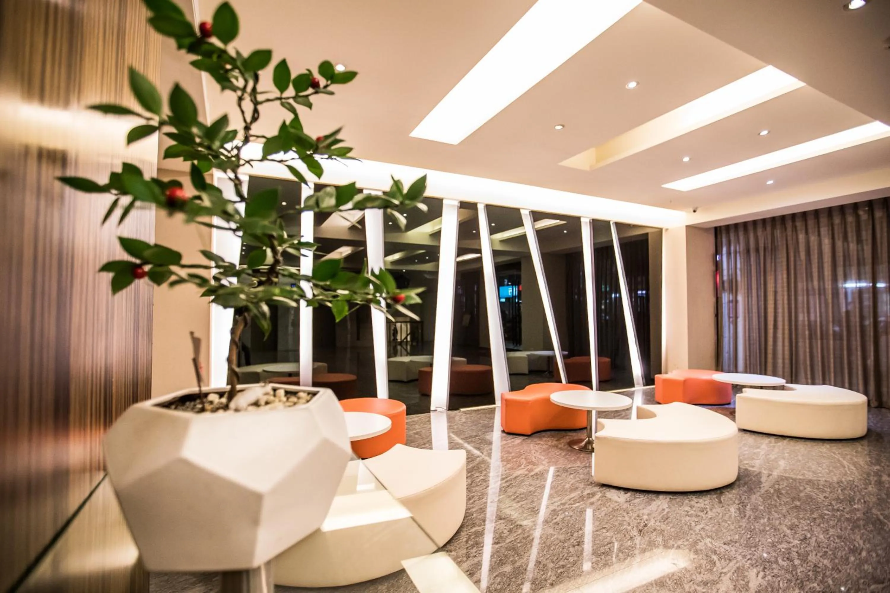 Seating area in City Hotel