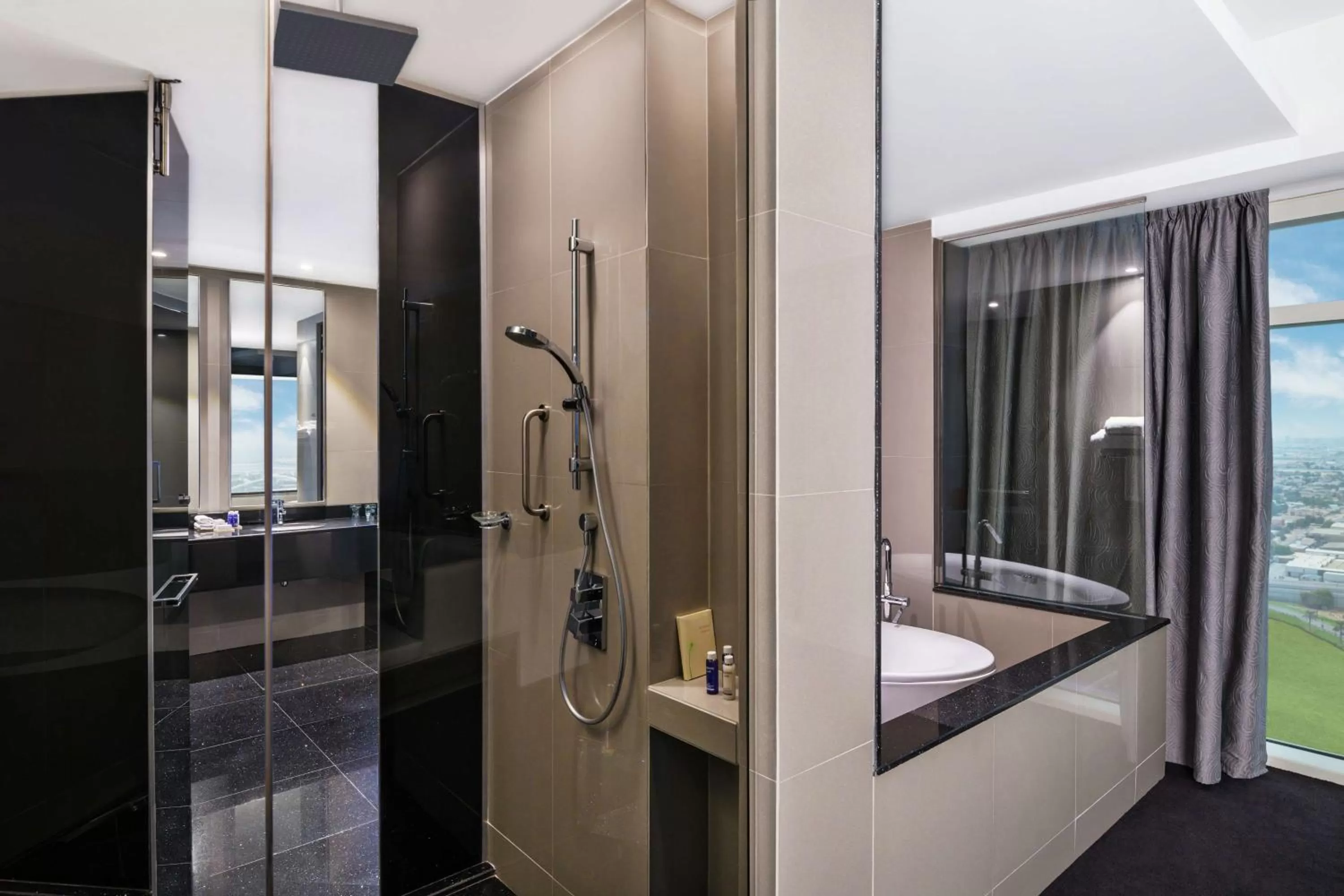 Shower in V Hotel Dubai, Curio Collection by Hilton