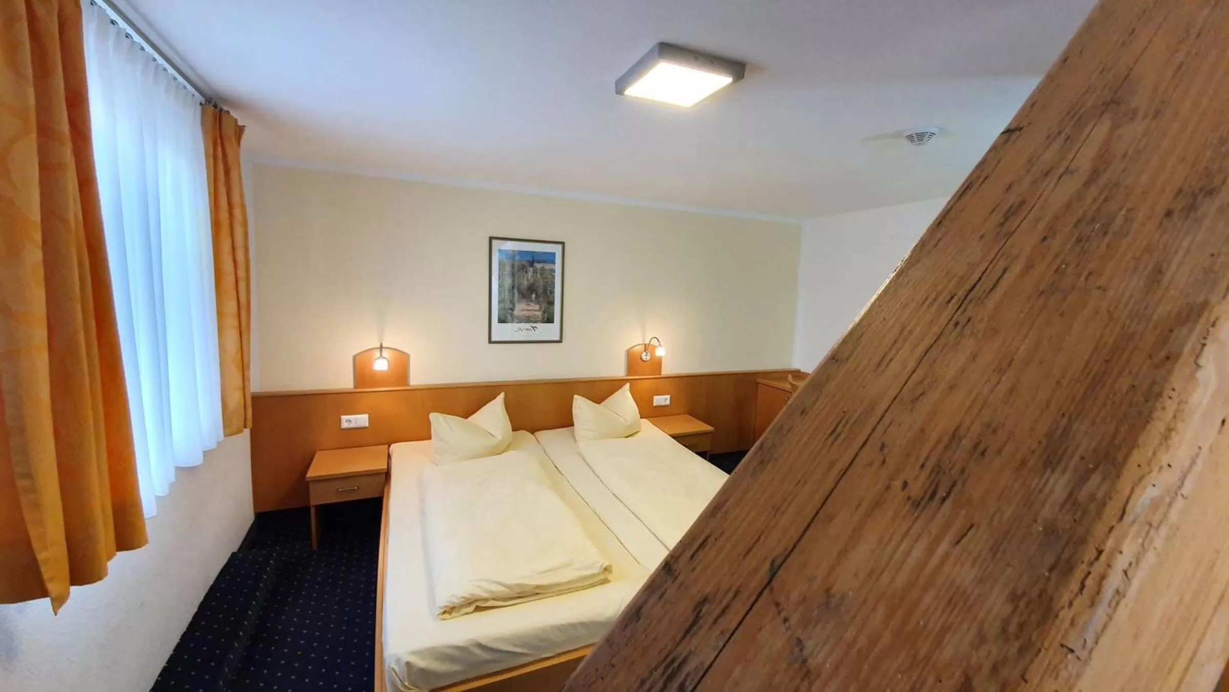 Bed in Hotel Restaurant Adler