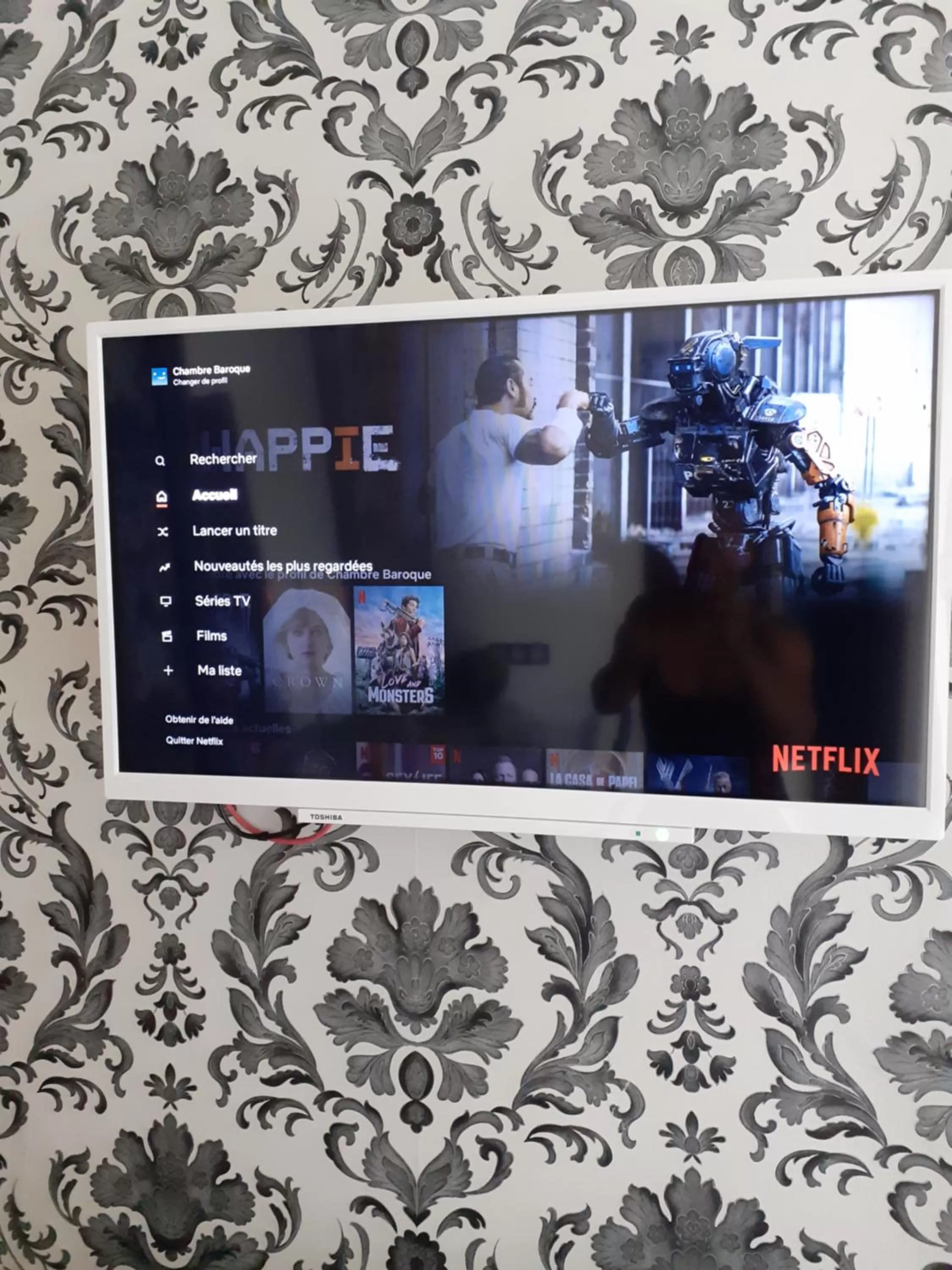 TV and multimedia in La Belle Epoque & Spa - Maison d'hôtes