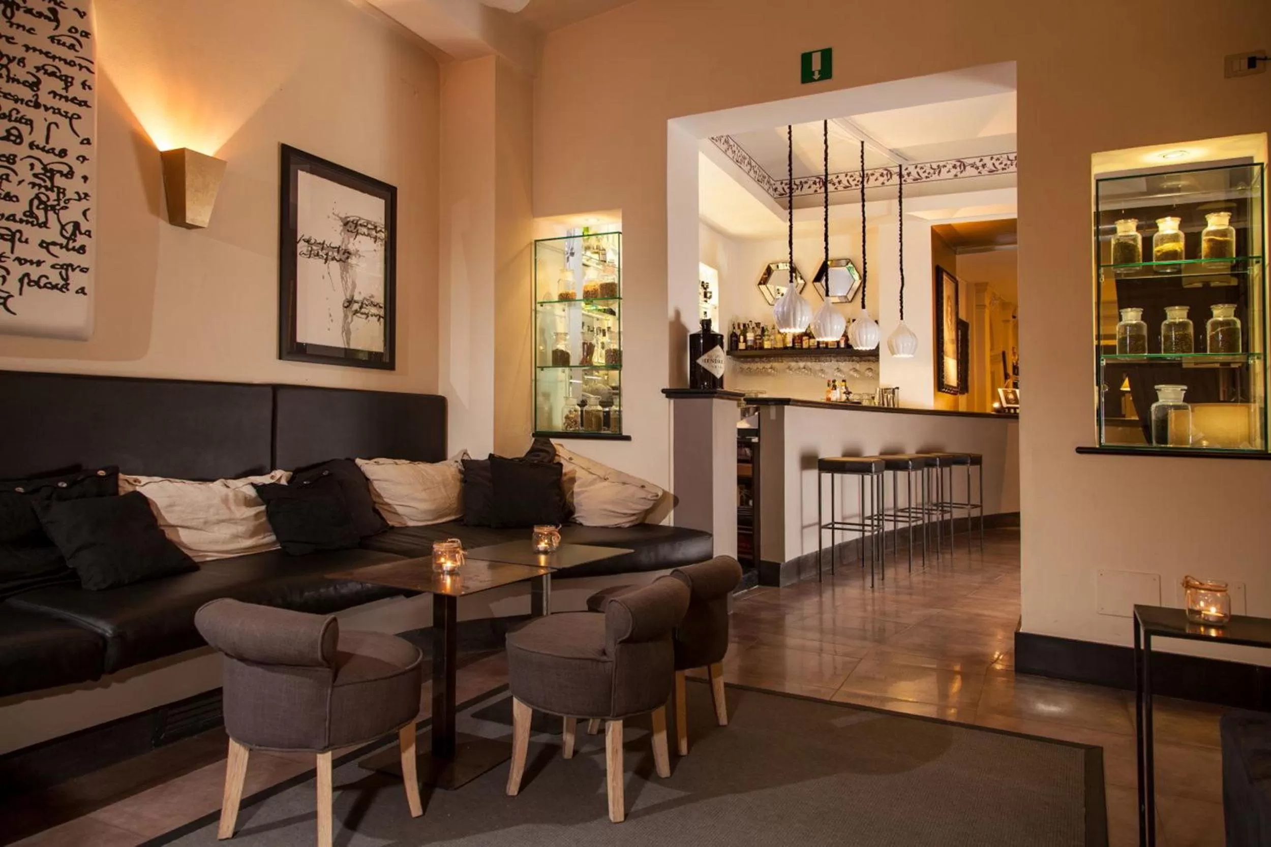 Decorative detail in Hotel Adriano