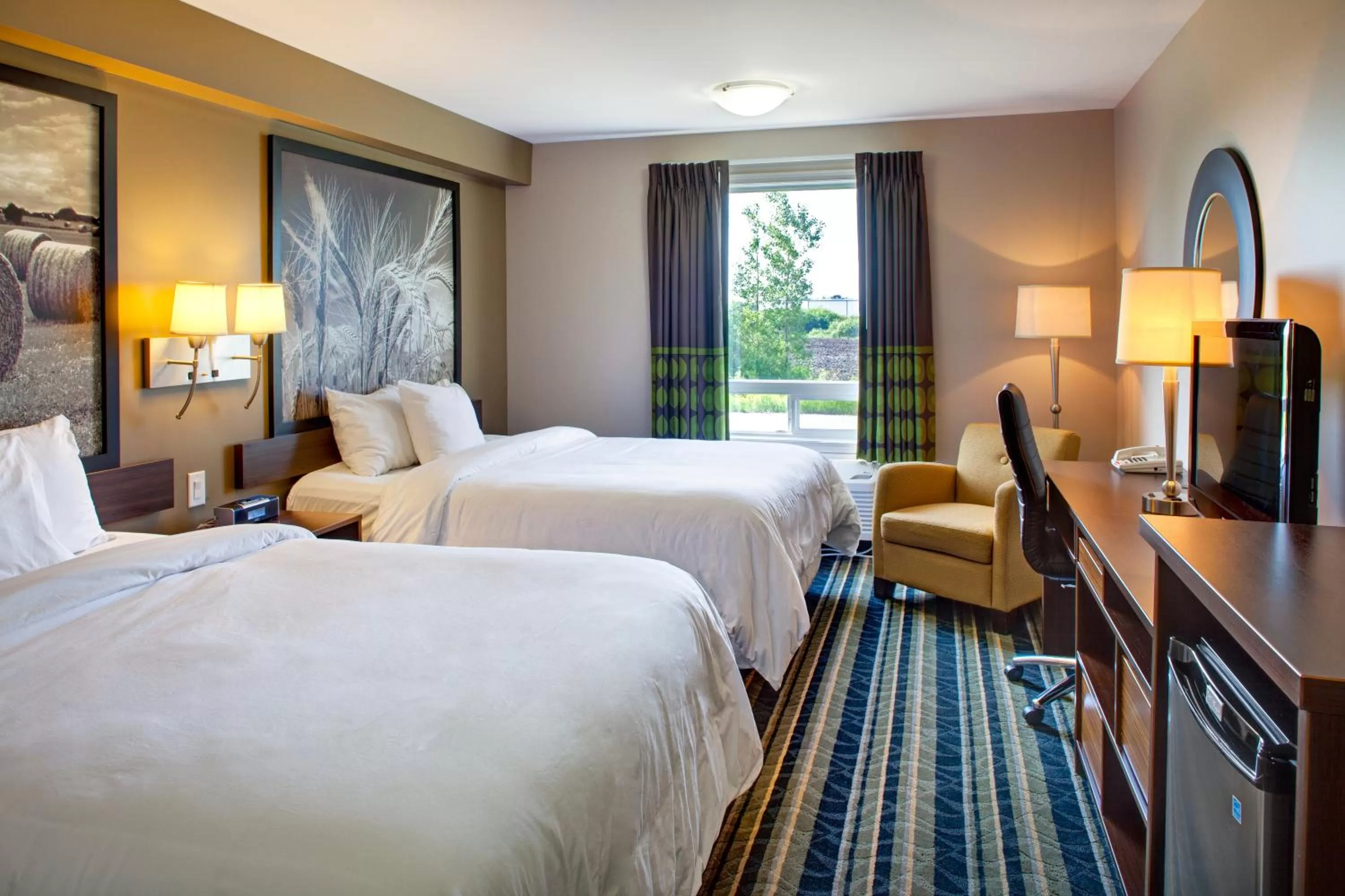 View (from property/room), Bed in Super 8 by Wyndham Brandon MB