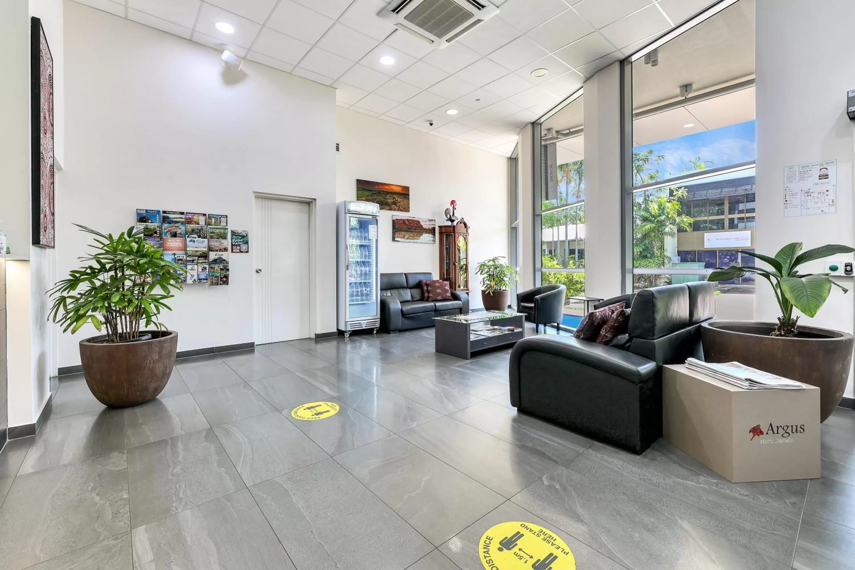 Lobby or reception in Argus Hotel Darwin