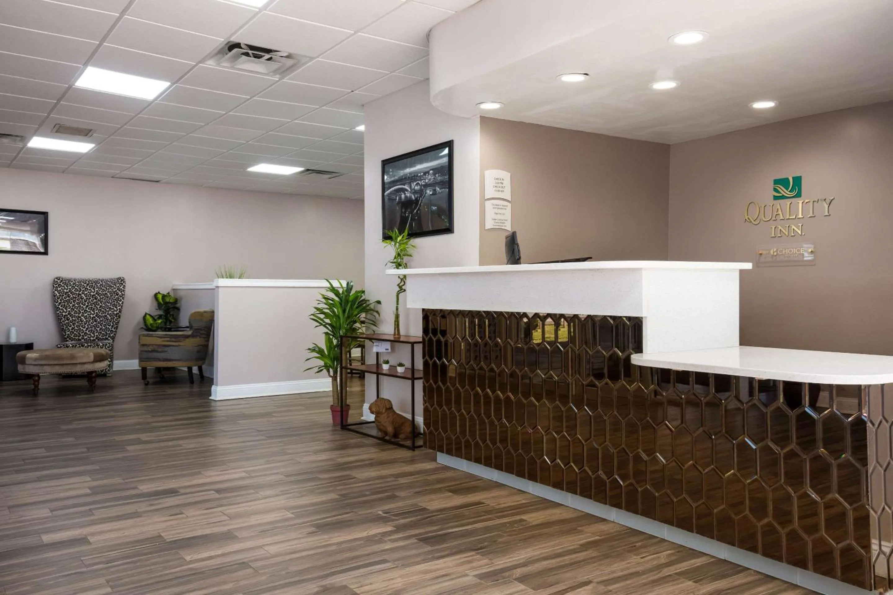 Lobby or reception in Quality Inn Starkville near University