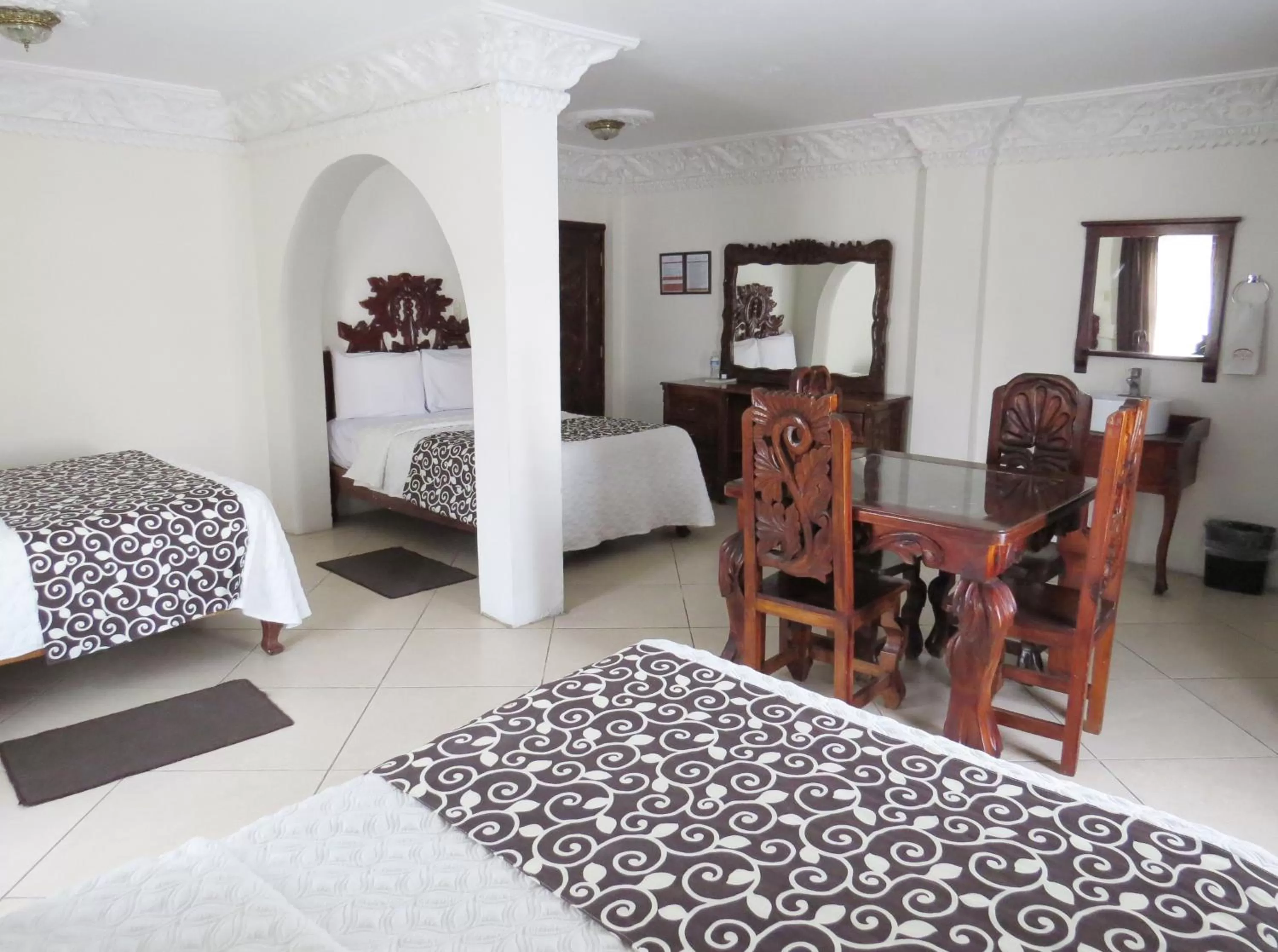 Bed in Hotel Royal Puebla