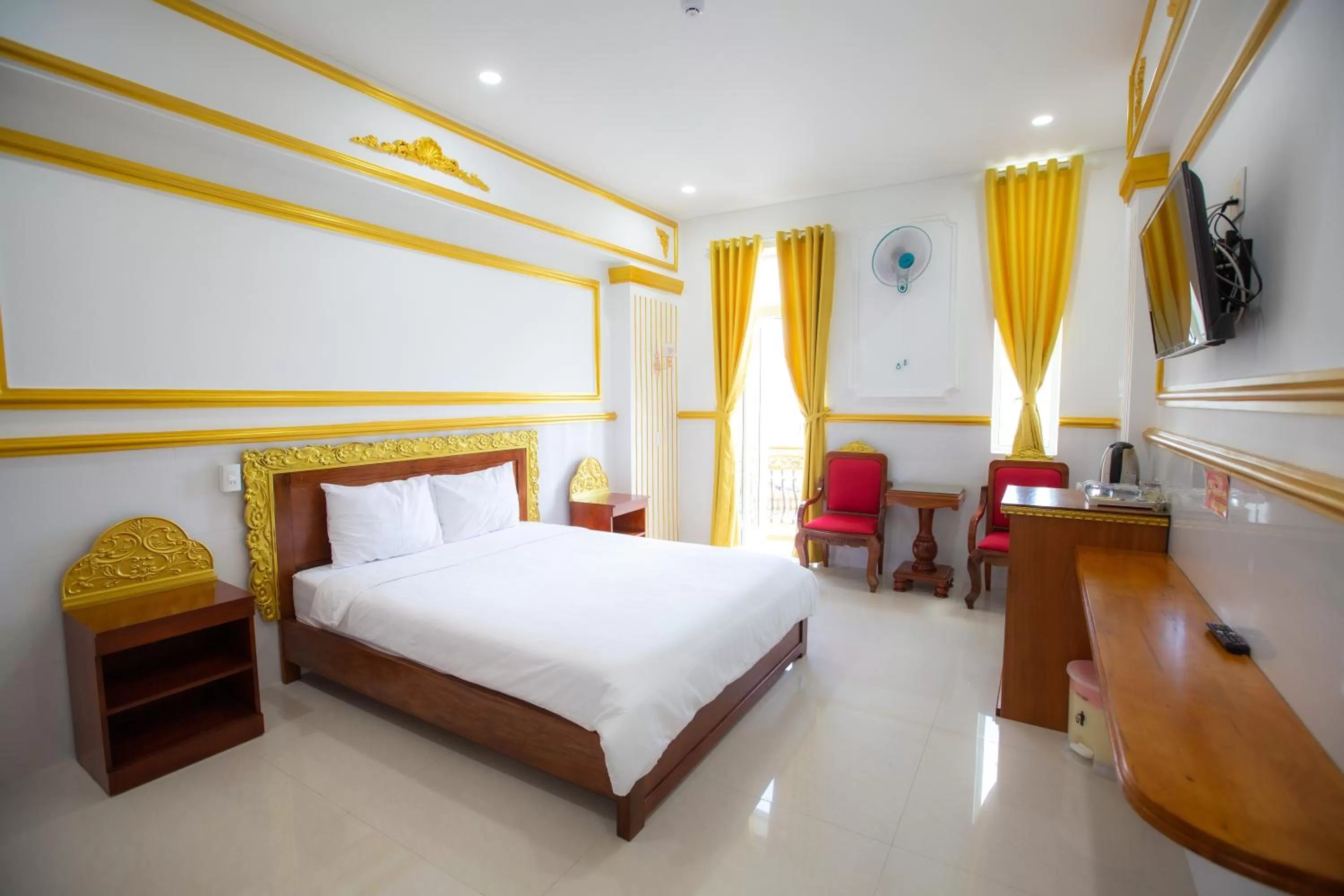 Bed in KING VILLA QUẢNG NGÃI