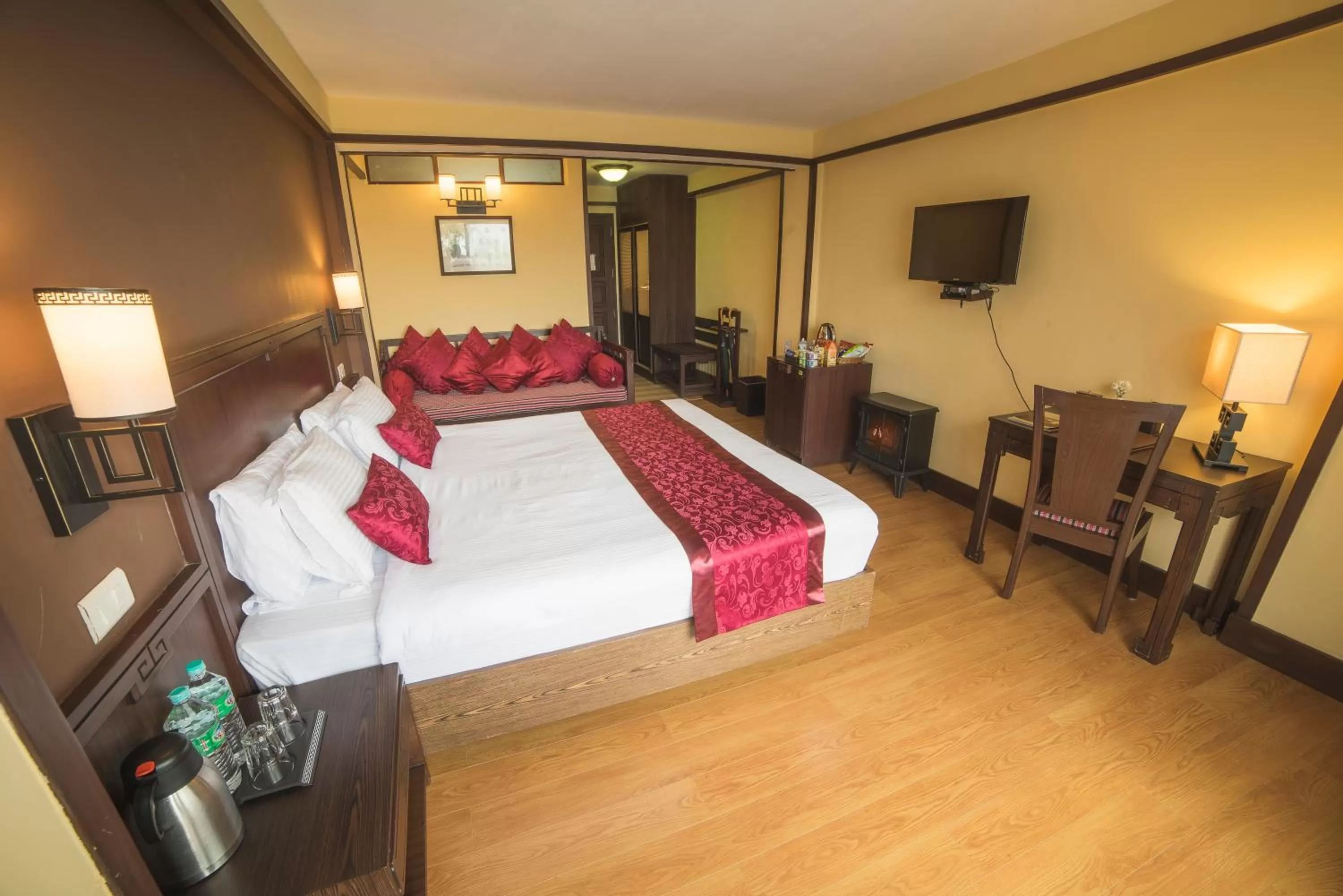 Bed in Denzong Regency- Luxury Mountain Retreat Spa & Casino