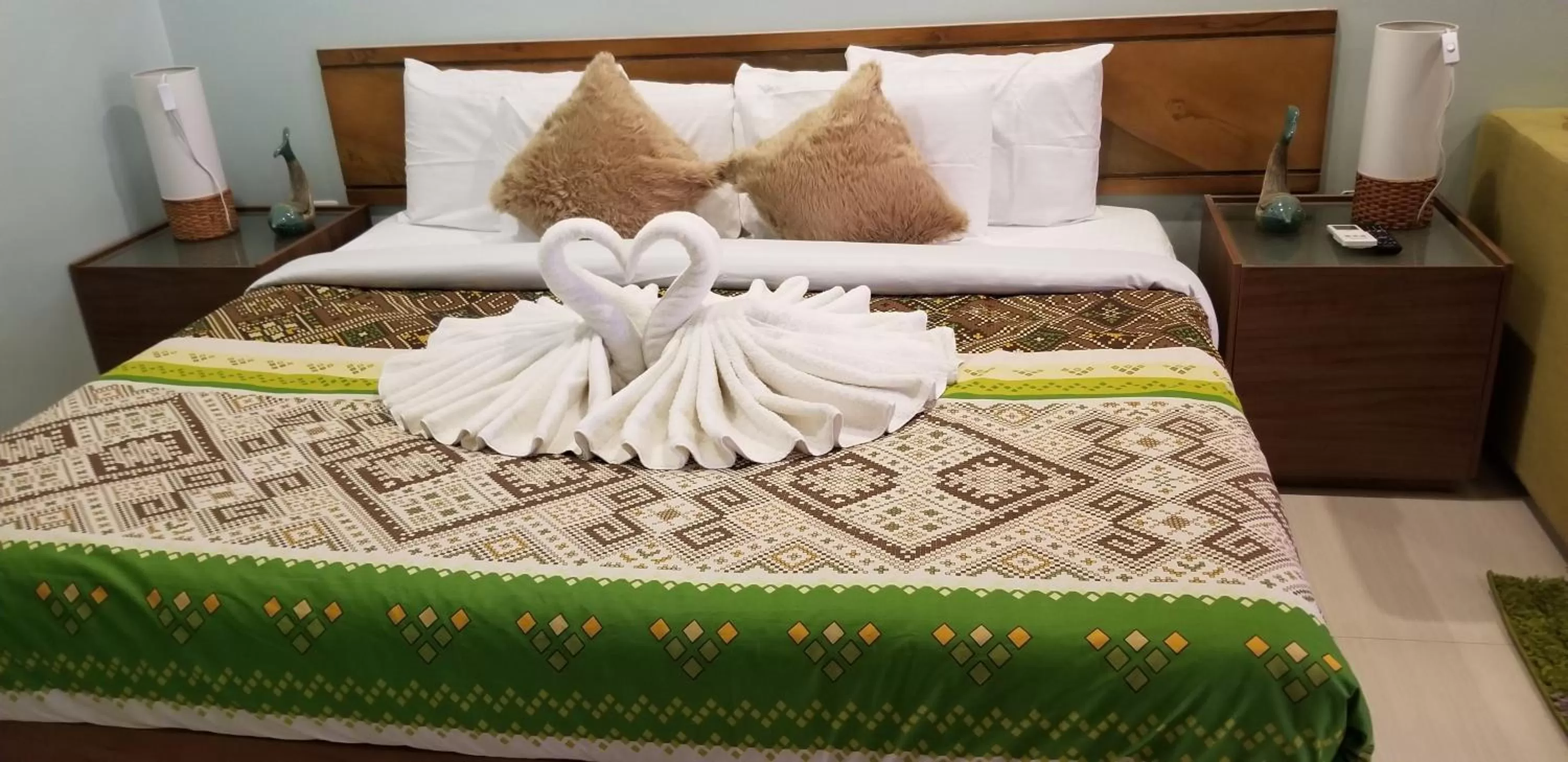 Bed in Tropical Fun Ta Sea Rentals