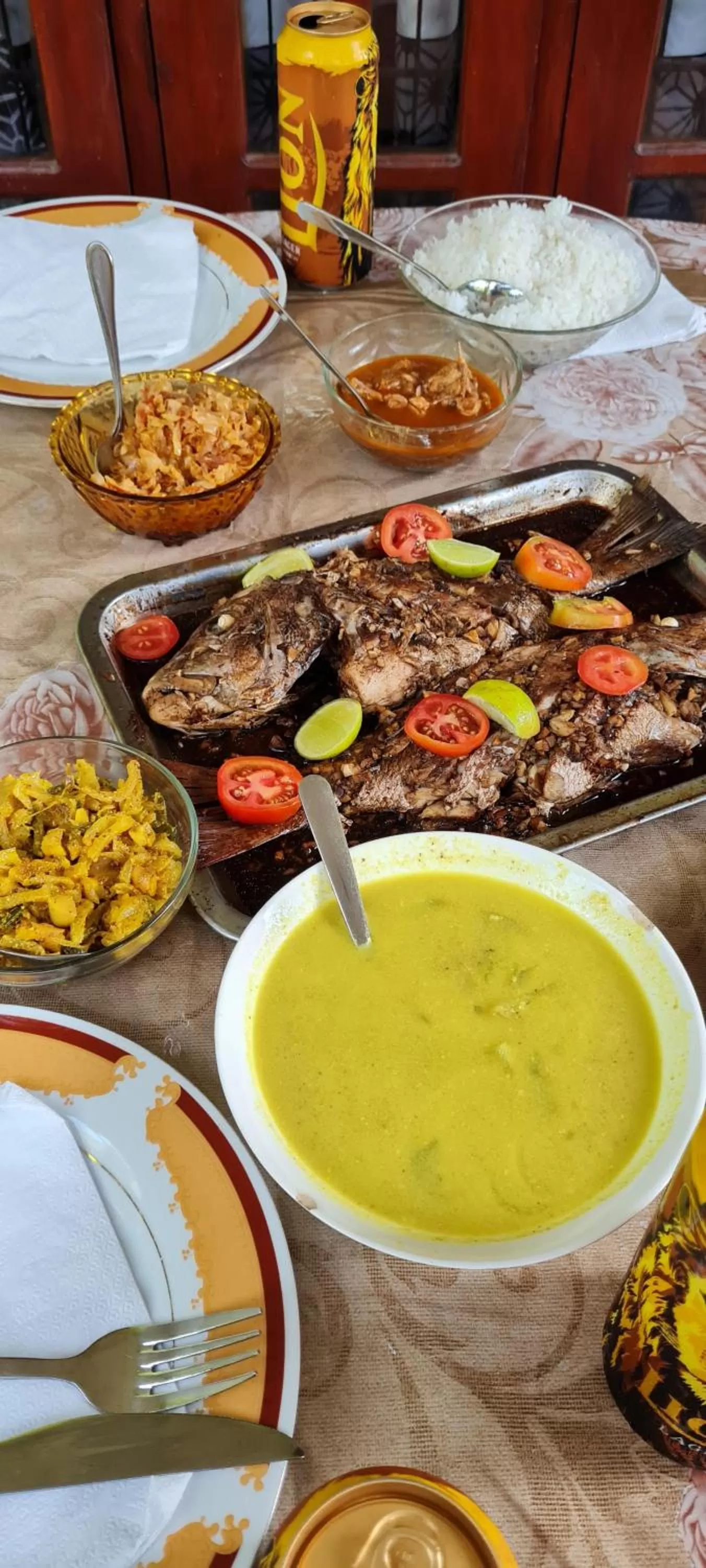 Dinner, Food in Wimala B&B