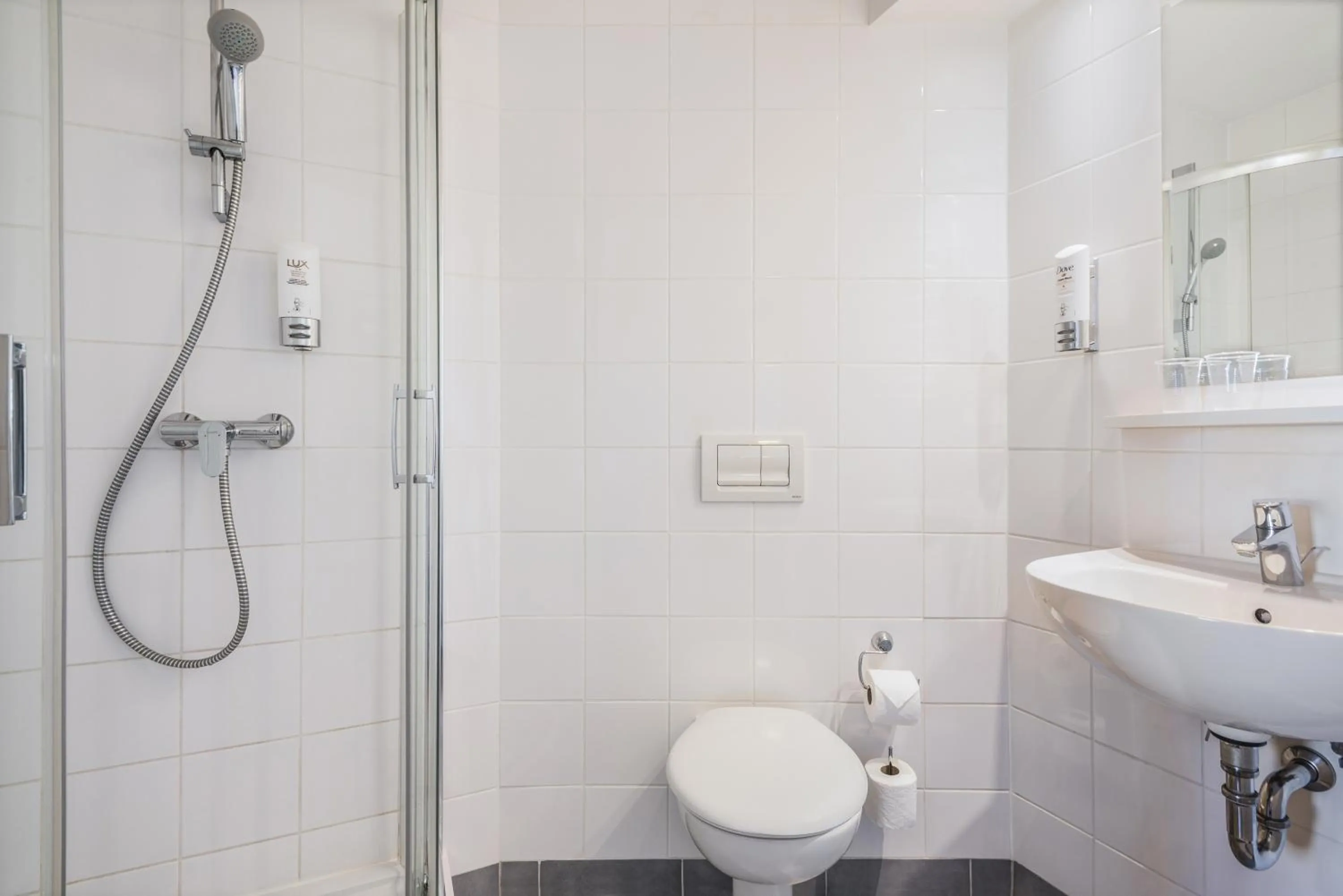 Shower in Premiere Classe Wroclaw Centrum