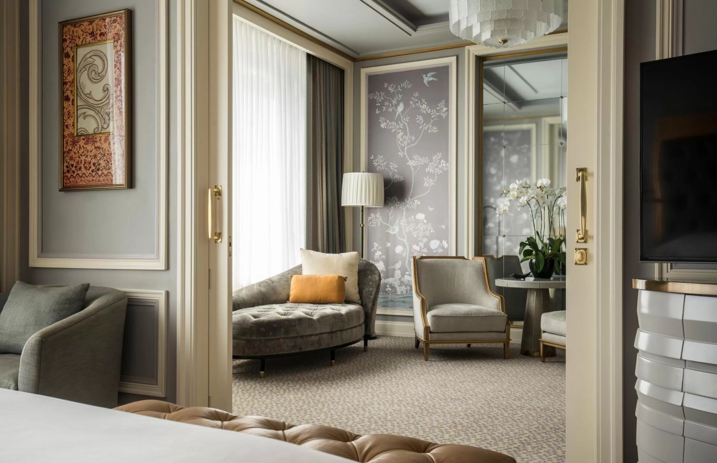 View (from property/room), Bed in Four Seasons Hotel Jakarta