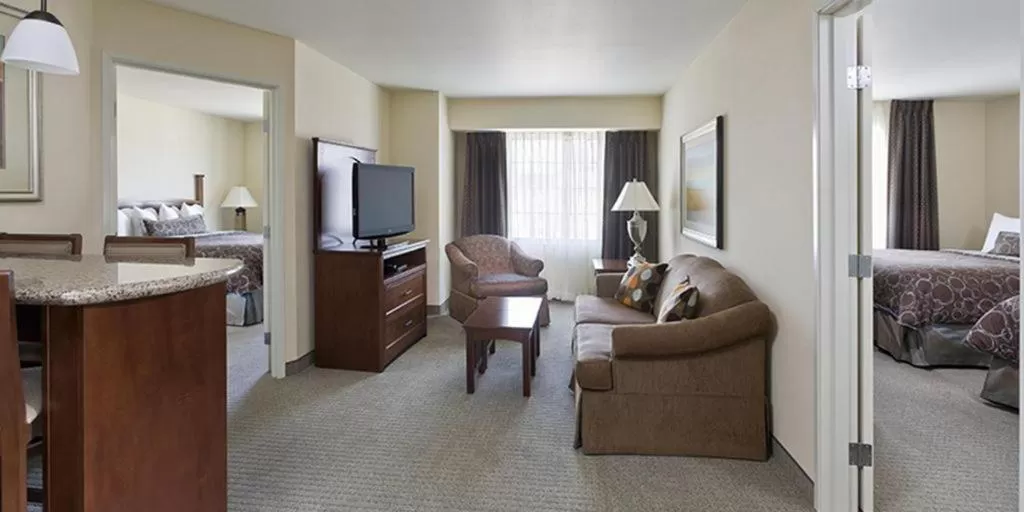 Two-Bedroom Suite with One King Bed and One Queen Bed - Non-Smoking in Staybridge Suites Houston West - Energy Corridor, an IHG Hotel