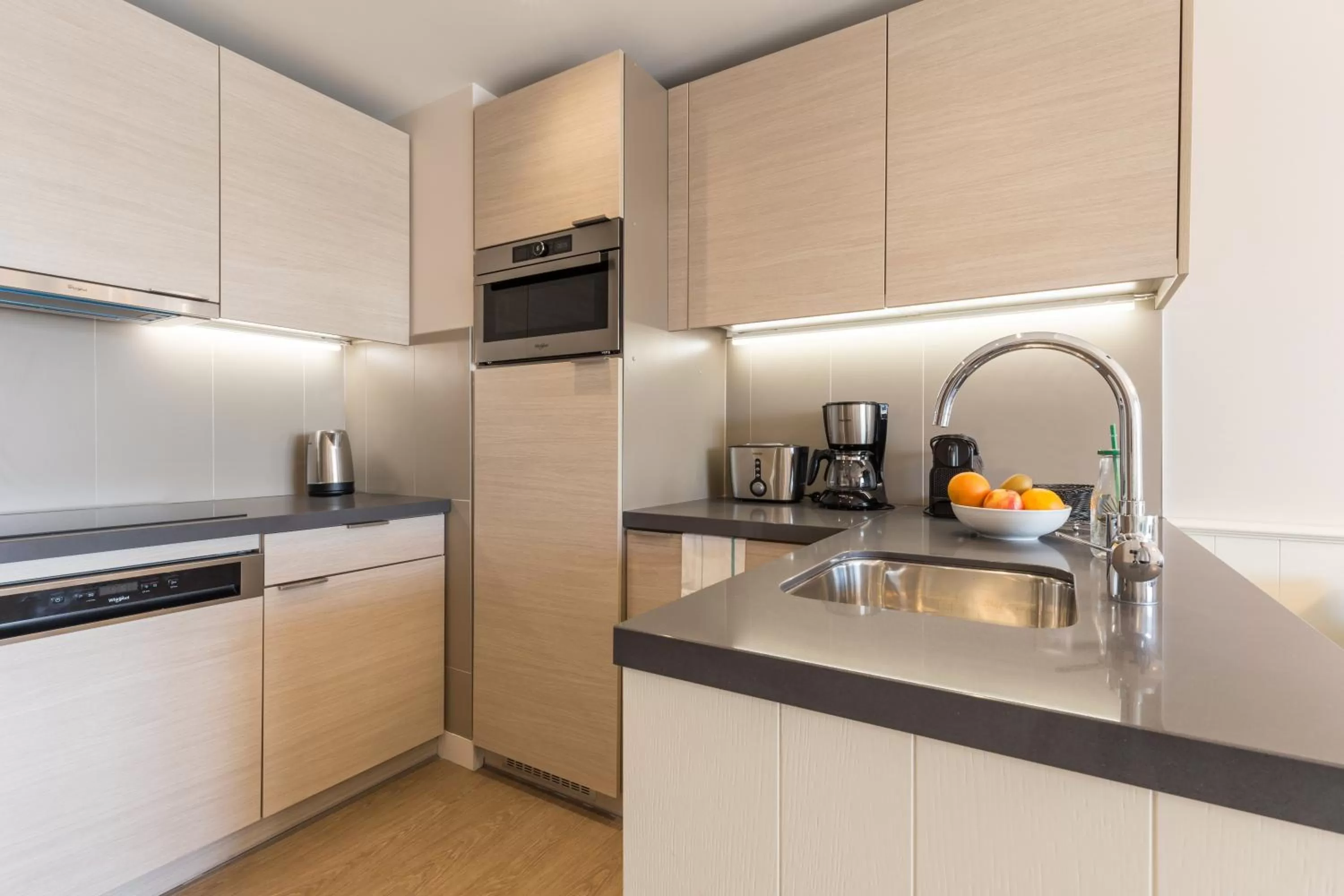 Coffee/tea facilities in Résidence Pierre & Vacances Premium Presqu'Ile de la Touques