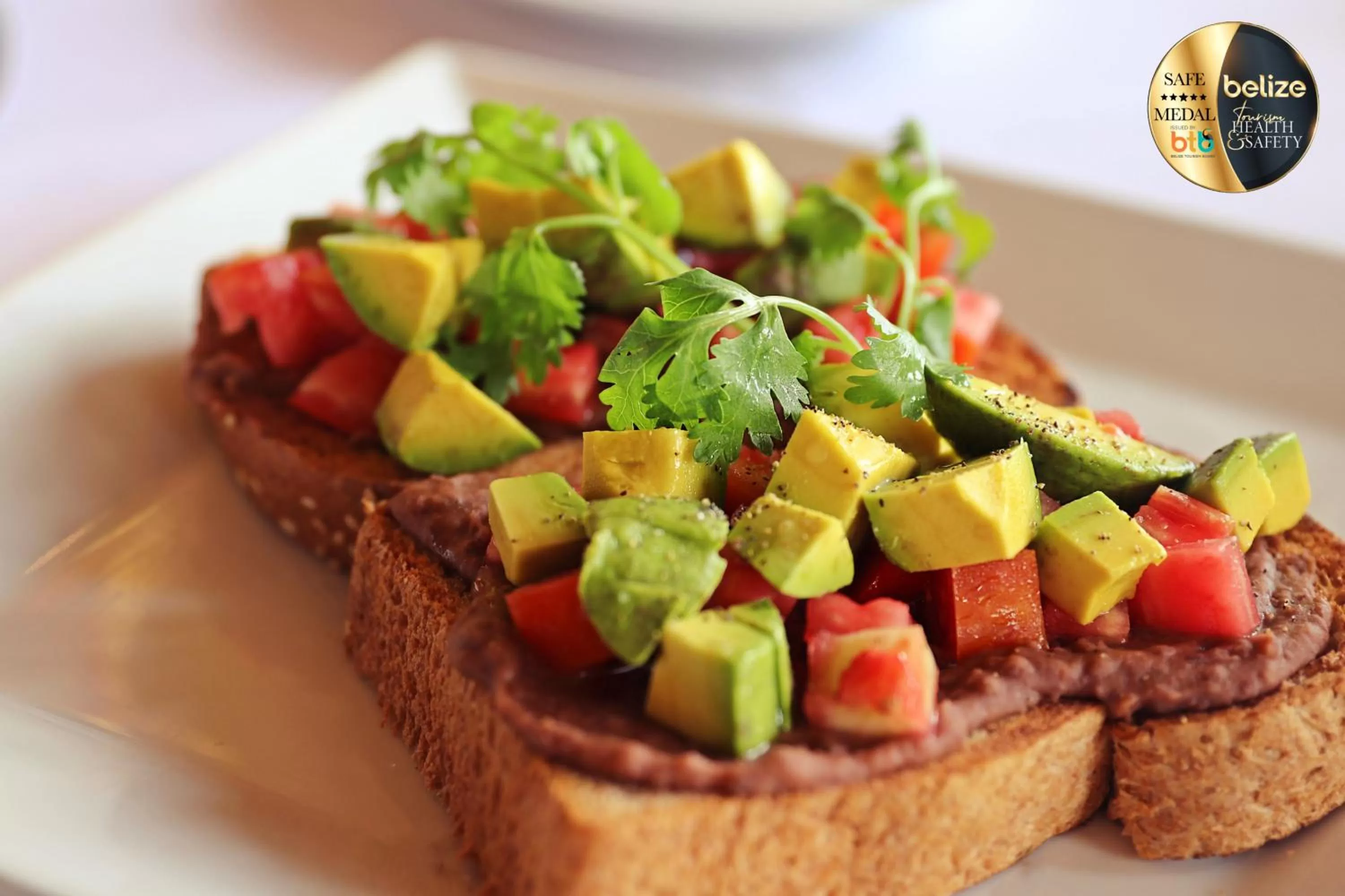 Food close-up in Portofino Beach Resort-An Authentic Island Escape!