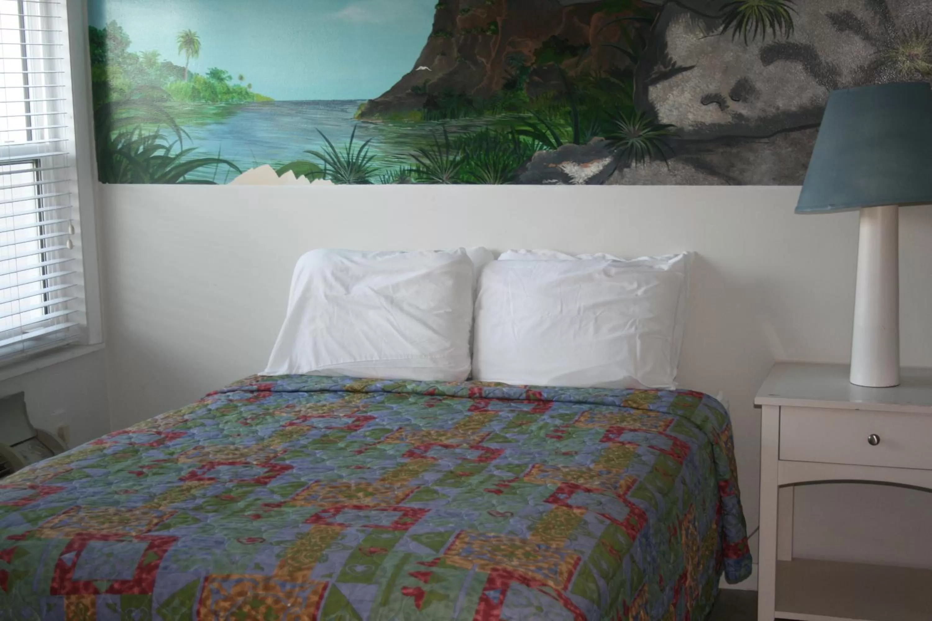 Bed in Beach Front Motel Cedar Key