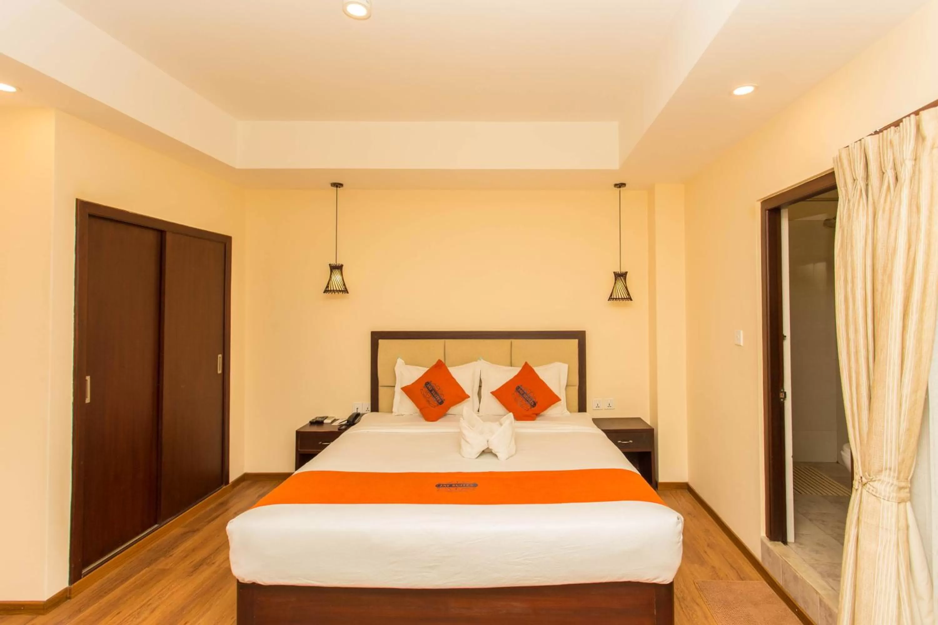 Bedroom, Bed in Hotel Jay Suites