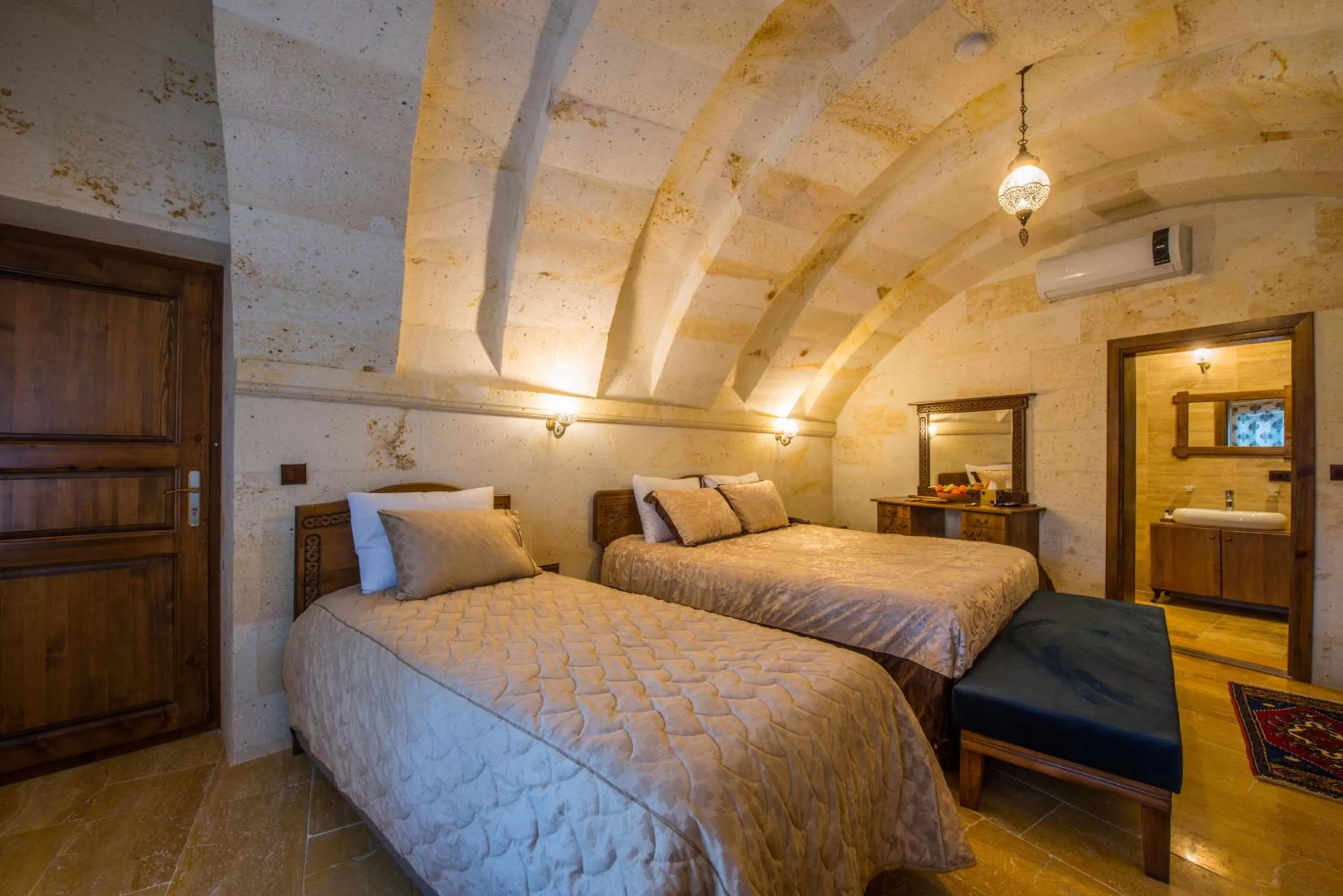 Bed in Lucky Cave Hotel Cappadocia
